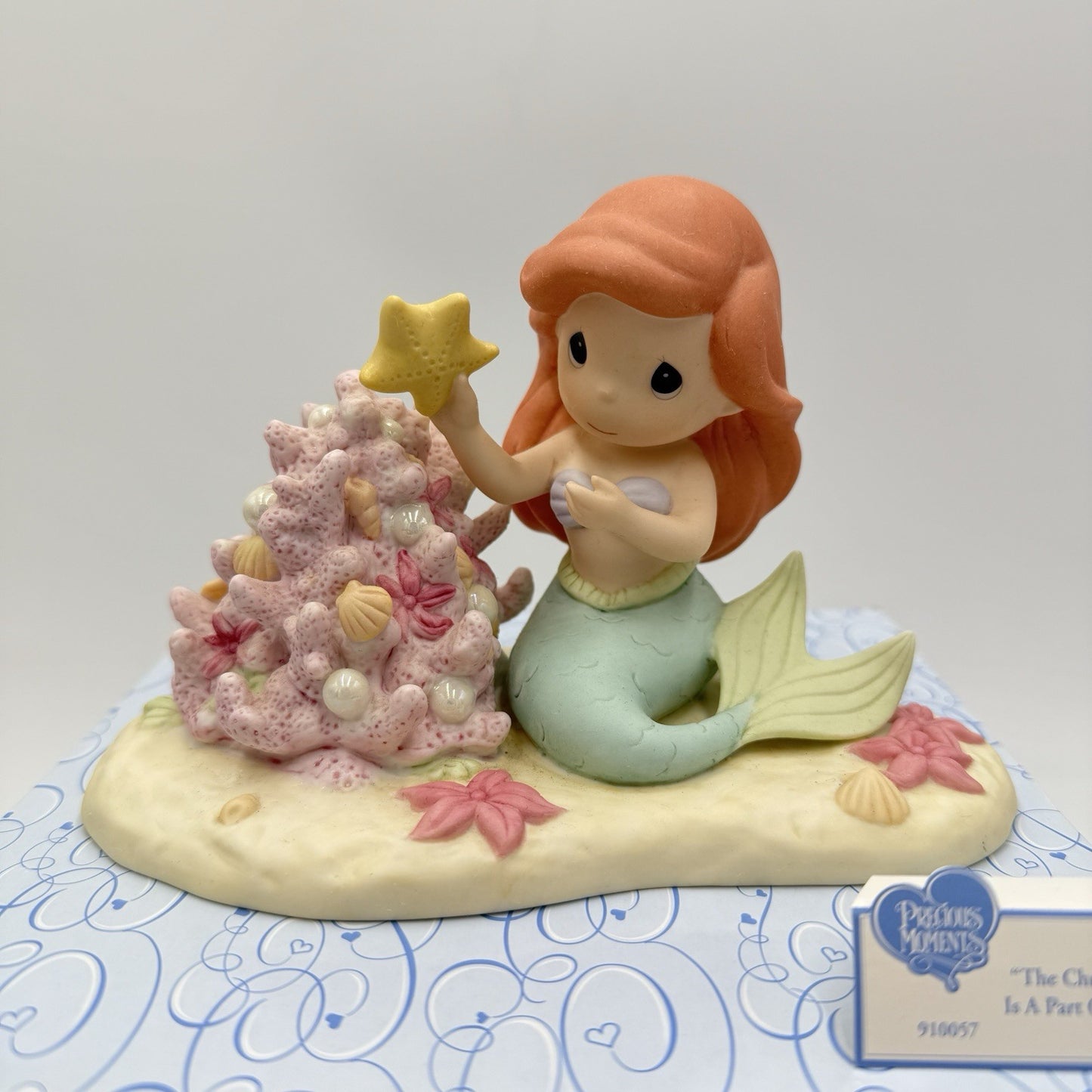 Precious Moments Disney Christmas Spirit is a Part of My World Ariel Figurine