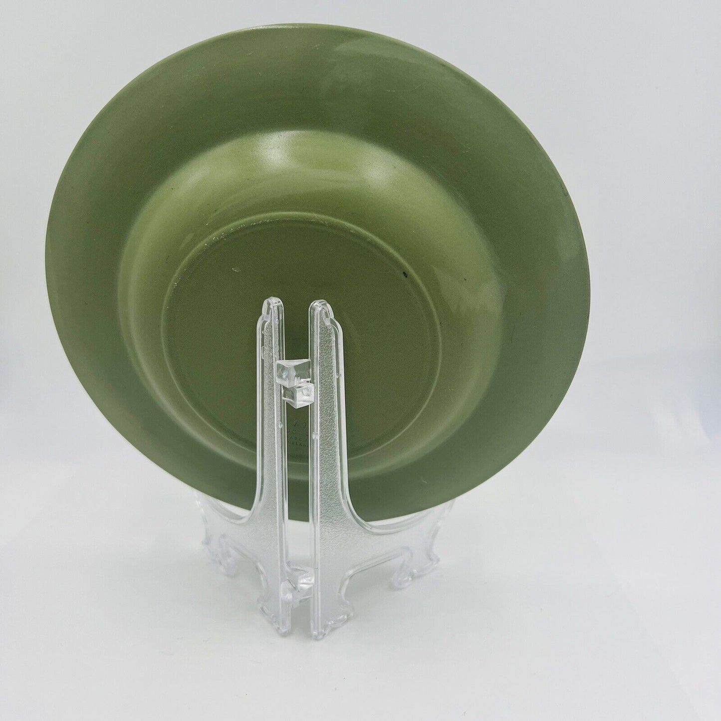 Wedgwood Green Jasperware Julius Caesar Side Profile Vintage Tray Plate