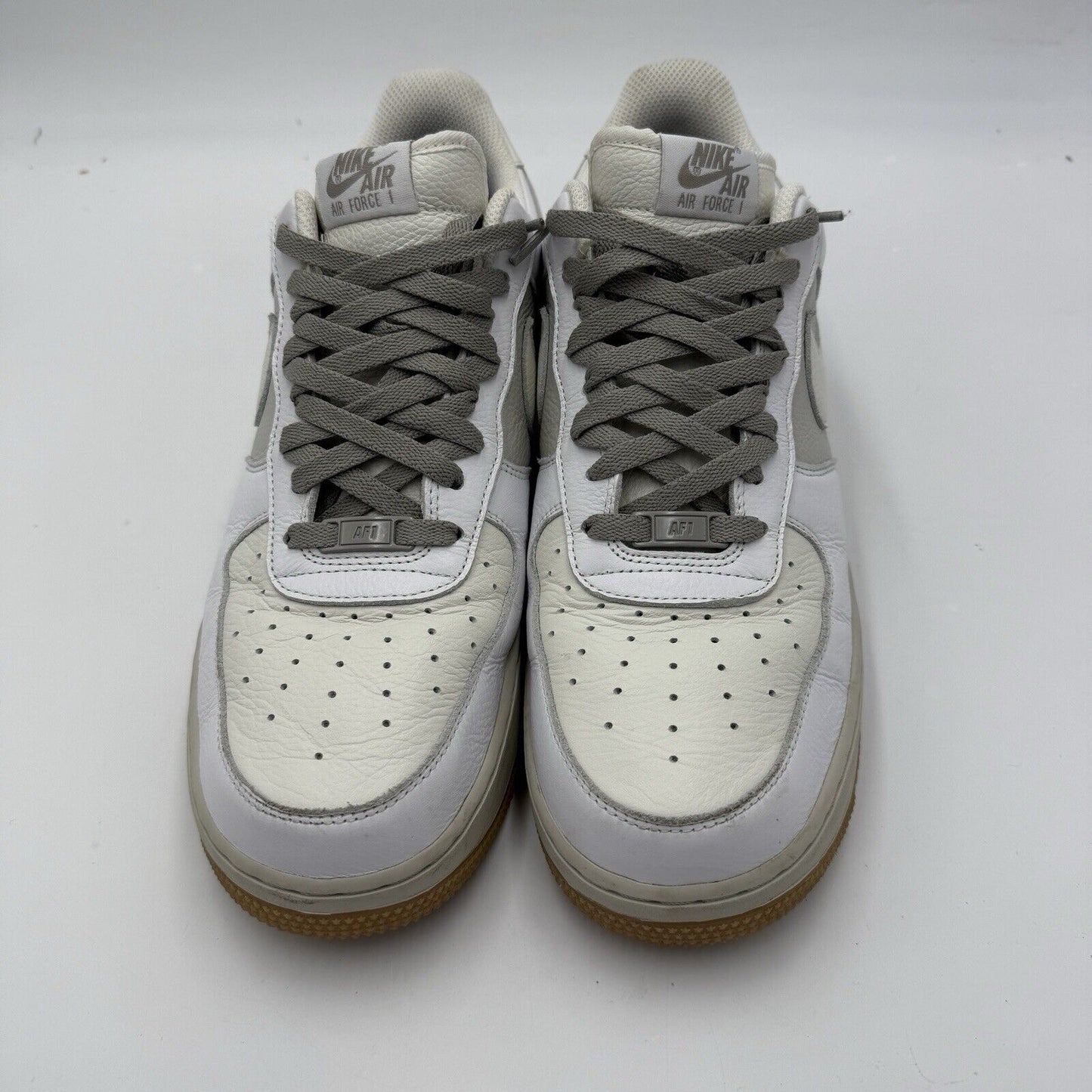 NIKE BY YOU AIR FORCE 1 LOW DV 3892-900 WHITE GUM Men SZ US 12.5