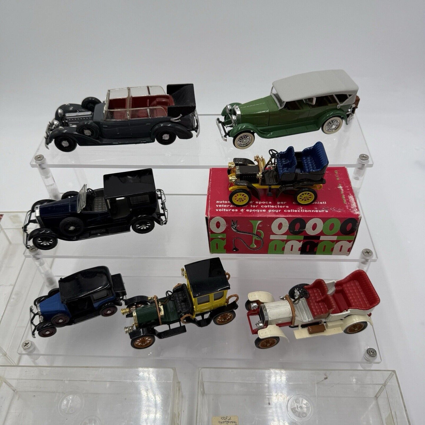 Rio Italy 1/43 lot 7 Diecast Cars Mercedes Fiat Bugatti Balilla Bianchi Lincoln