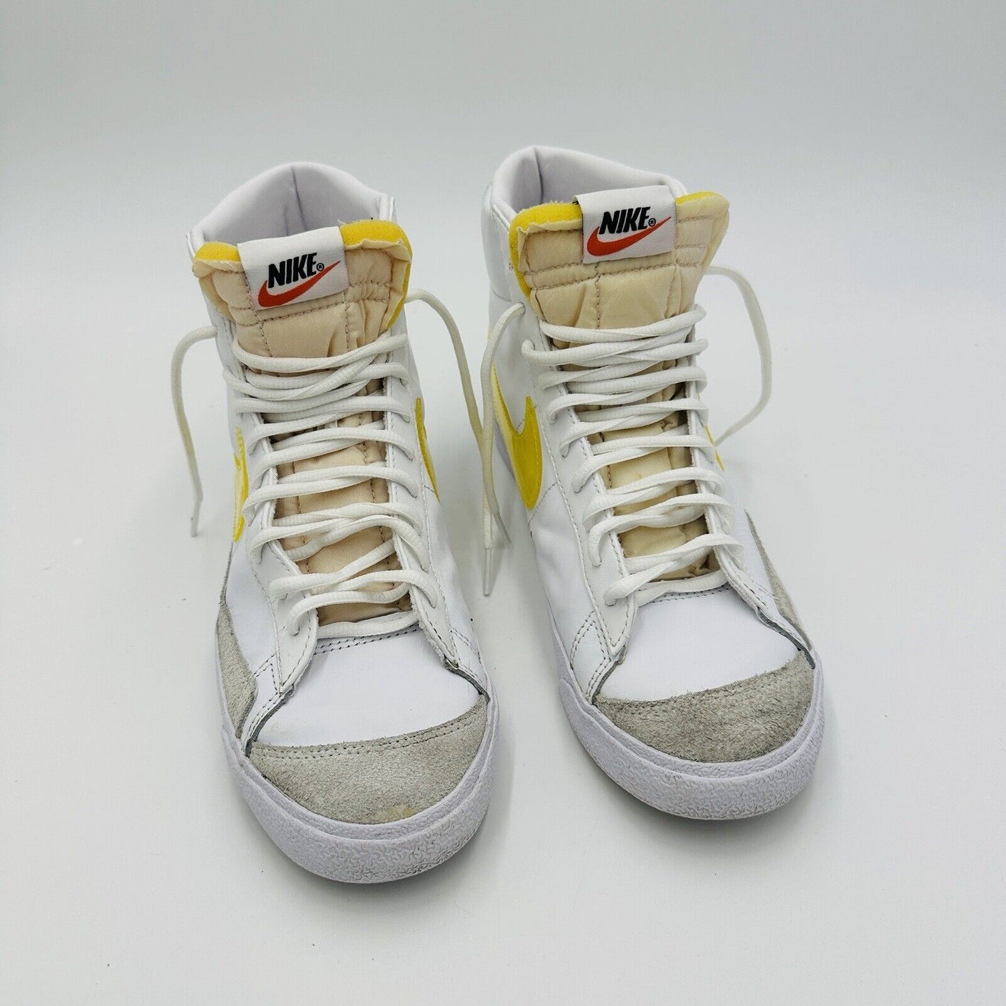 Nike Blazer Women Size 11 77 Mid Vintage Opti Yellow White Sneaker DJ3050-101