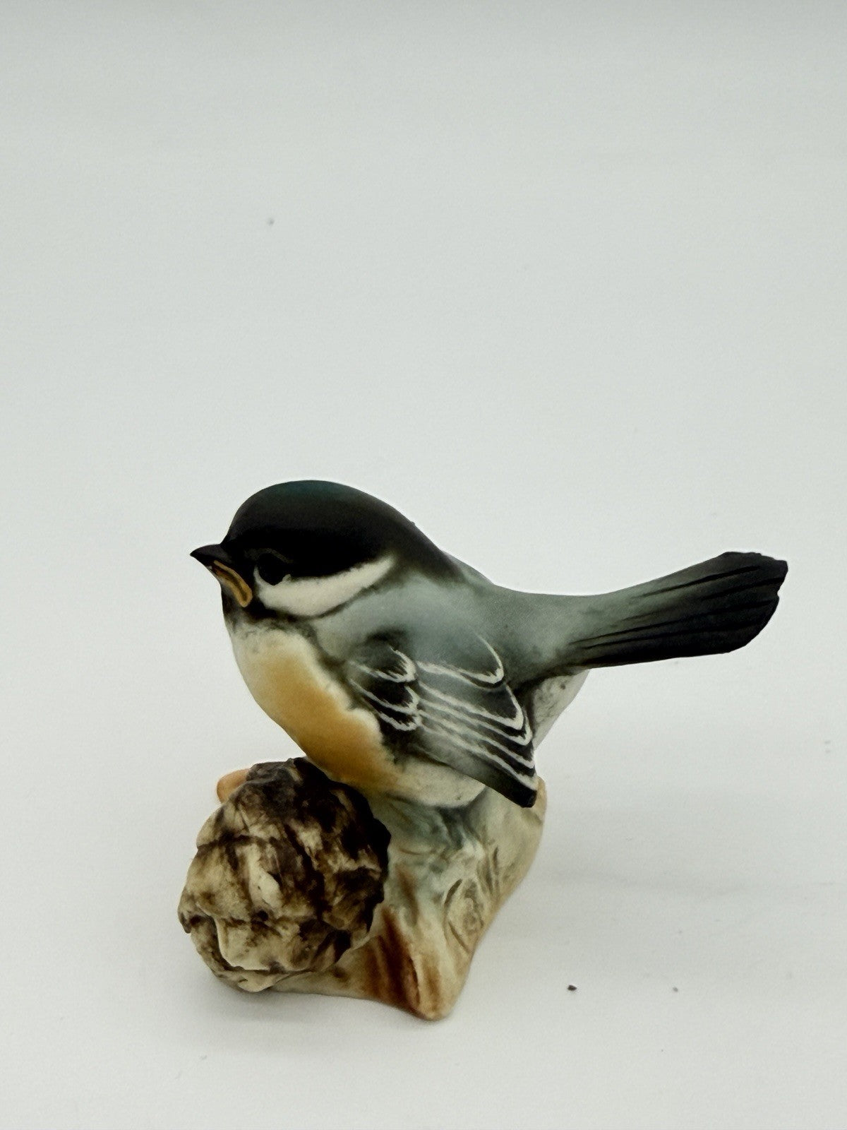 Rare Tay Porcelain Italy Royal Cornwall Bird Miniature Figurine Painted Vtg 2”