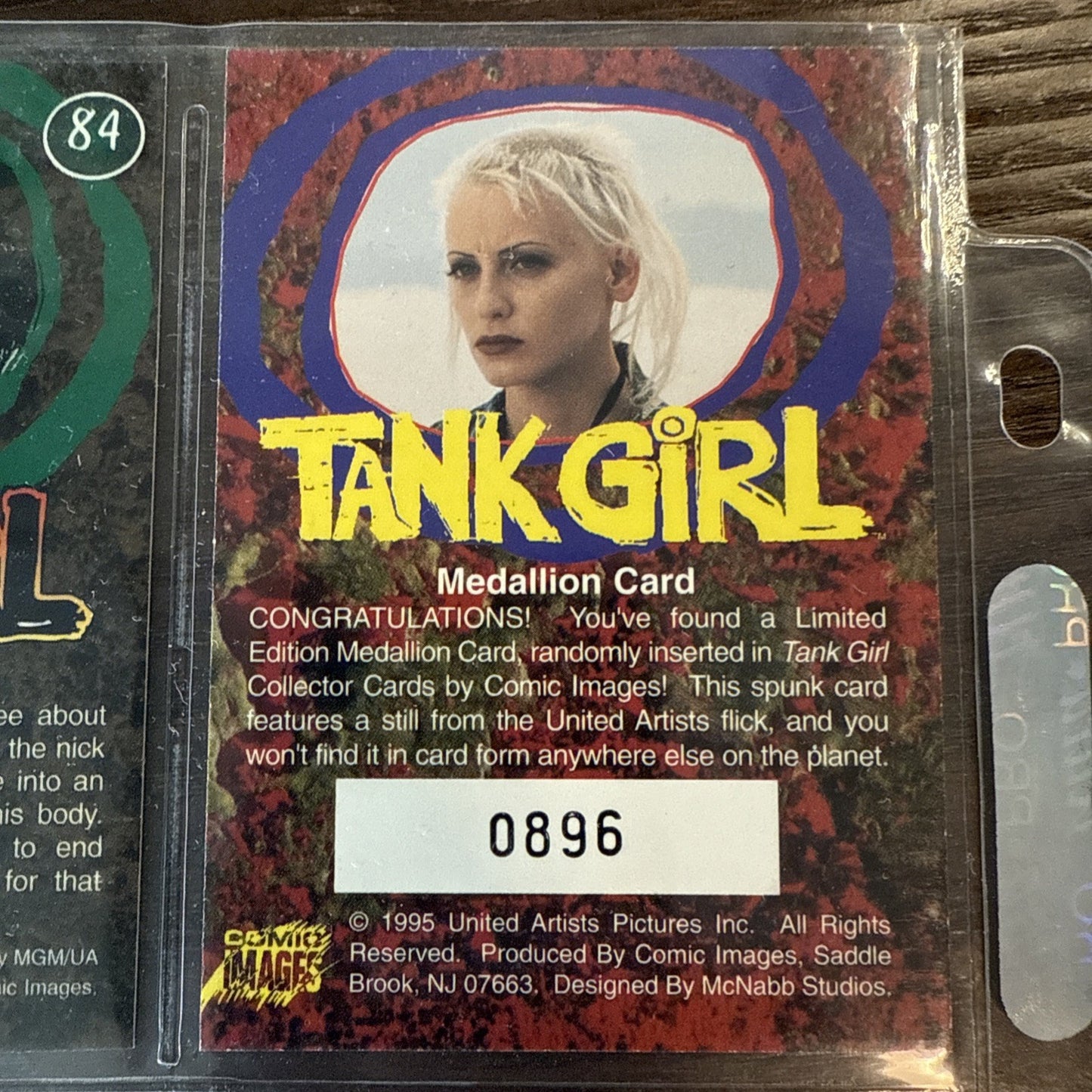 TANK GIRL 1995 Movie Trading Cards Medallion Card 0896 Set Of 10 Cards 1995