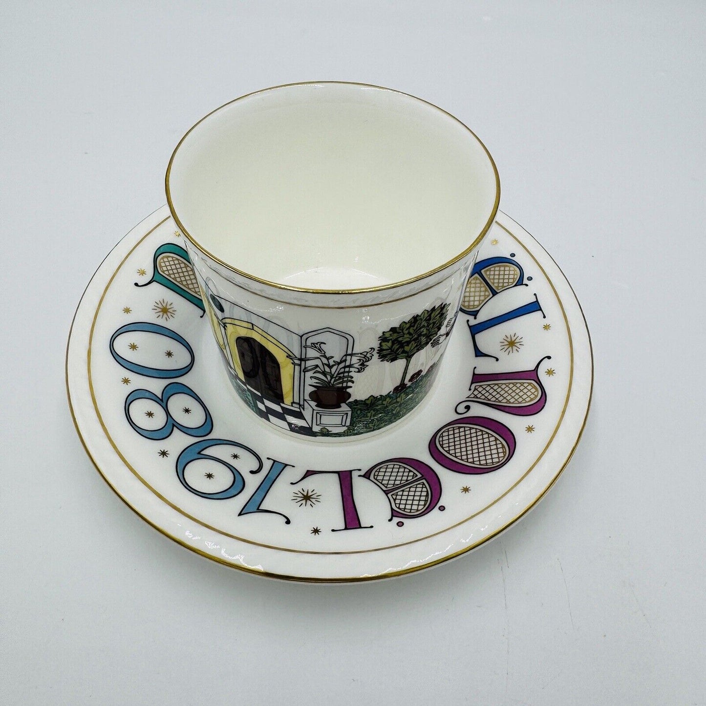 Royal Doulton The Annunciation Limited Edition Teacup & Saucer Porcelain Vintage