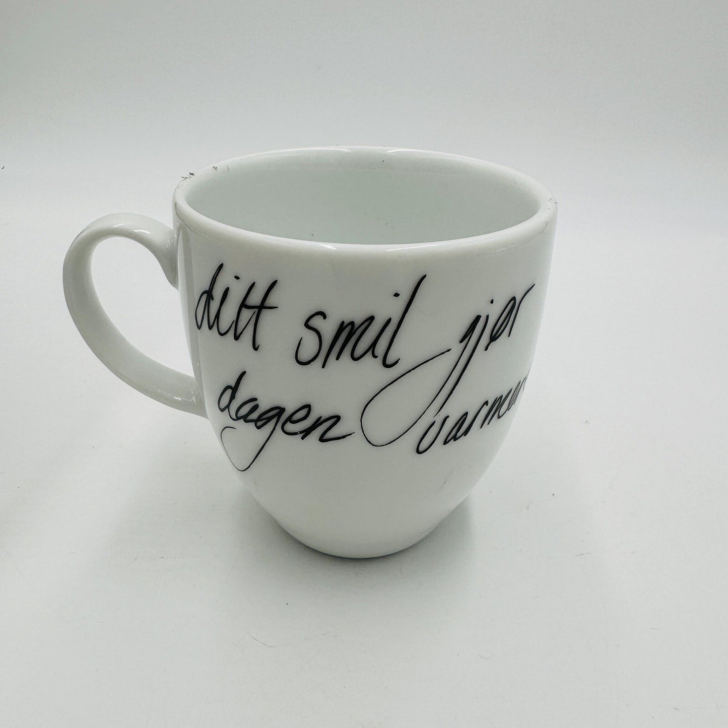 Porsgrund Porcelain Norway Colorful Painted Coffee Cup Mug Serveware