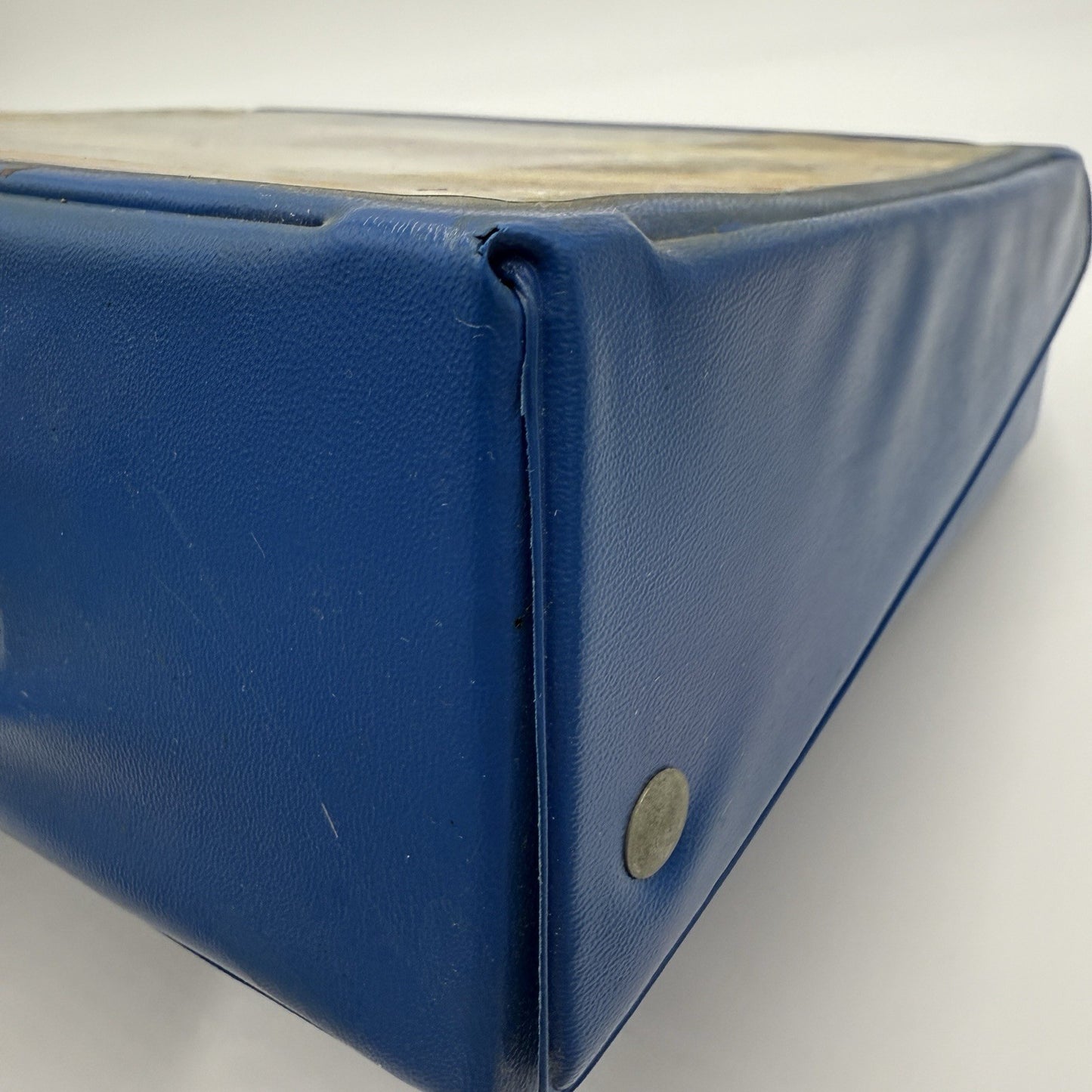 Matchbox 1974 Carry Case Holds 48 Models No Trays Blue