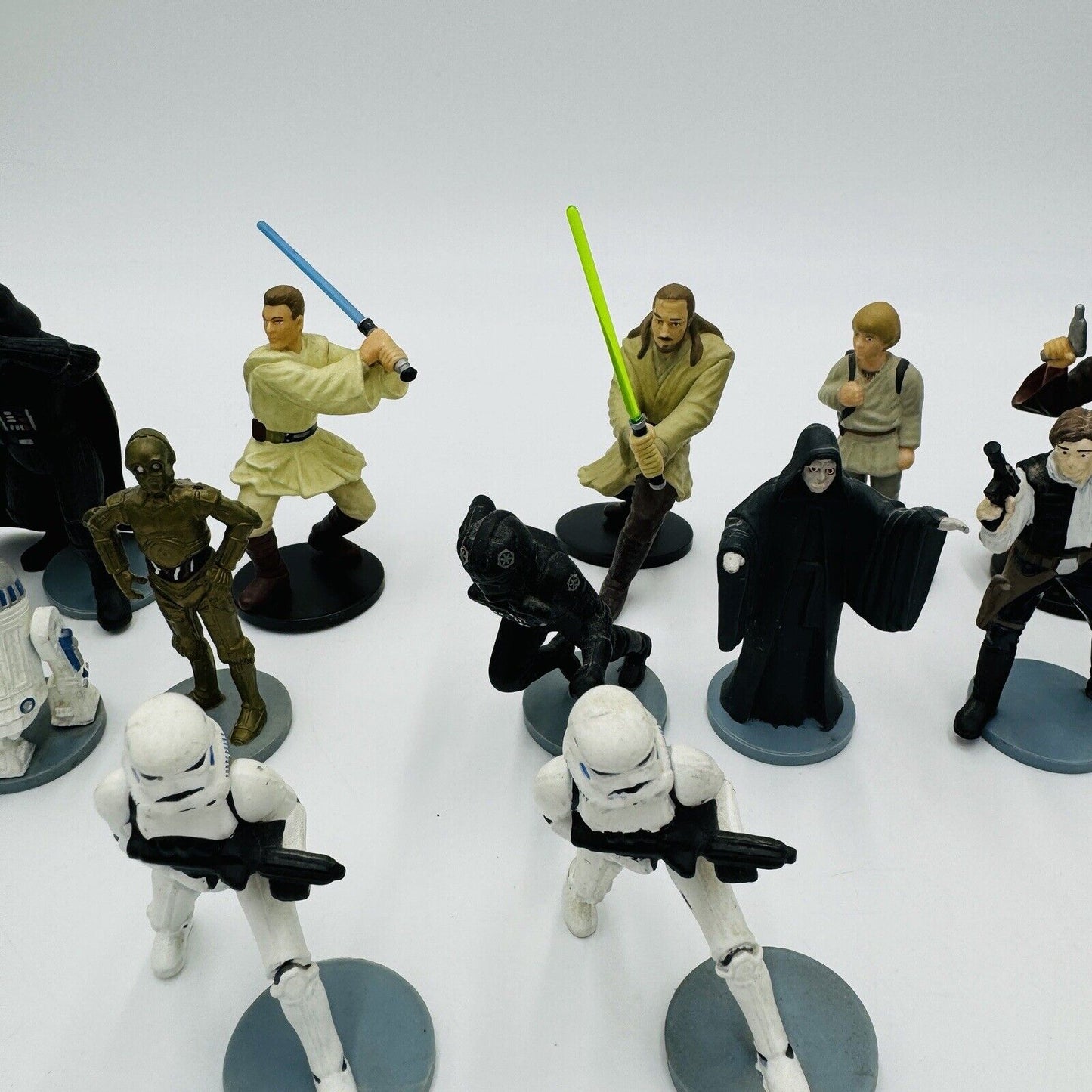 Vintage Applause Star Wars Figurines with Stand 1999 Lot 22 Pieces