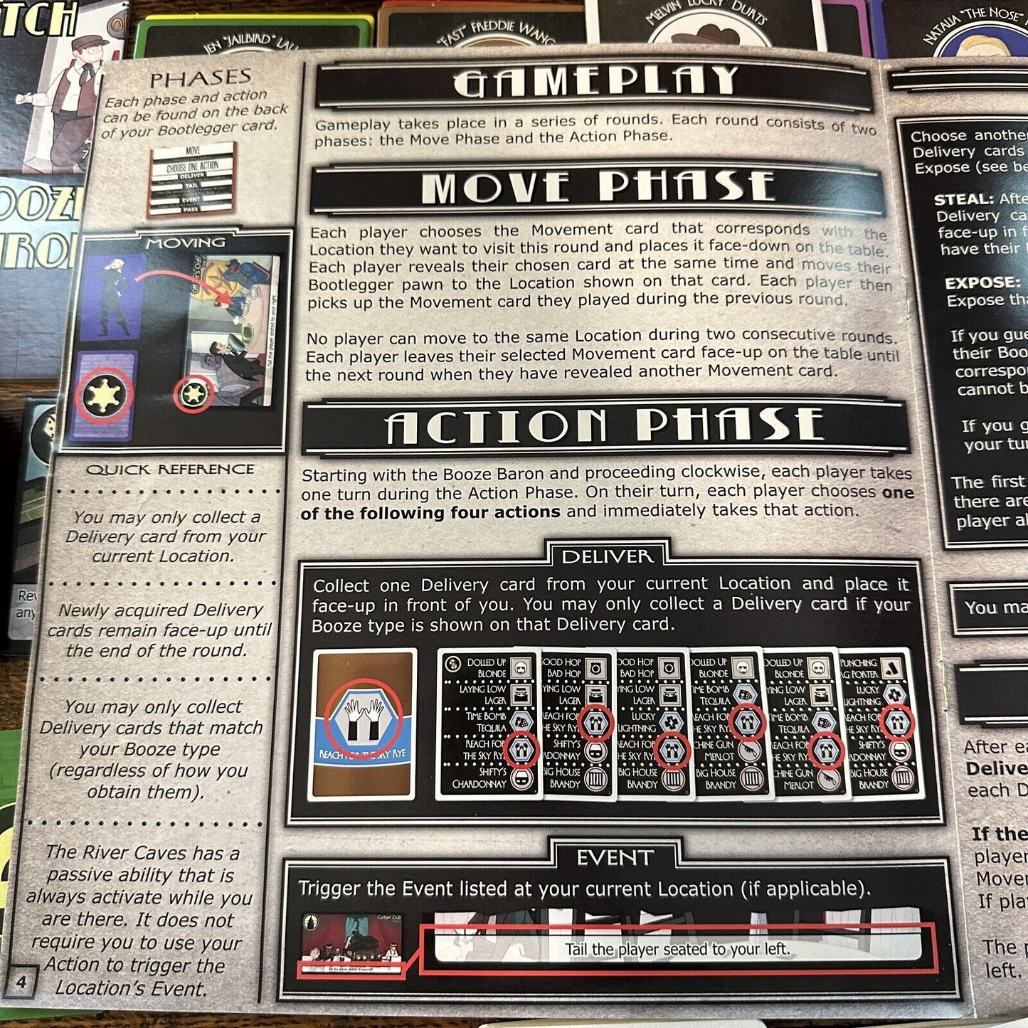 Overworld Booze Barons Board Game Complete Party Group Teams Fun Games