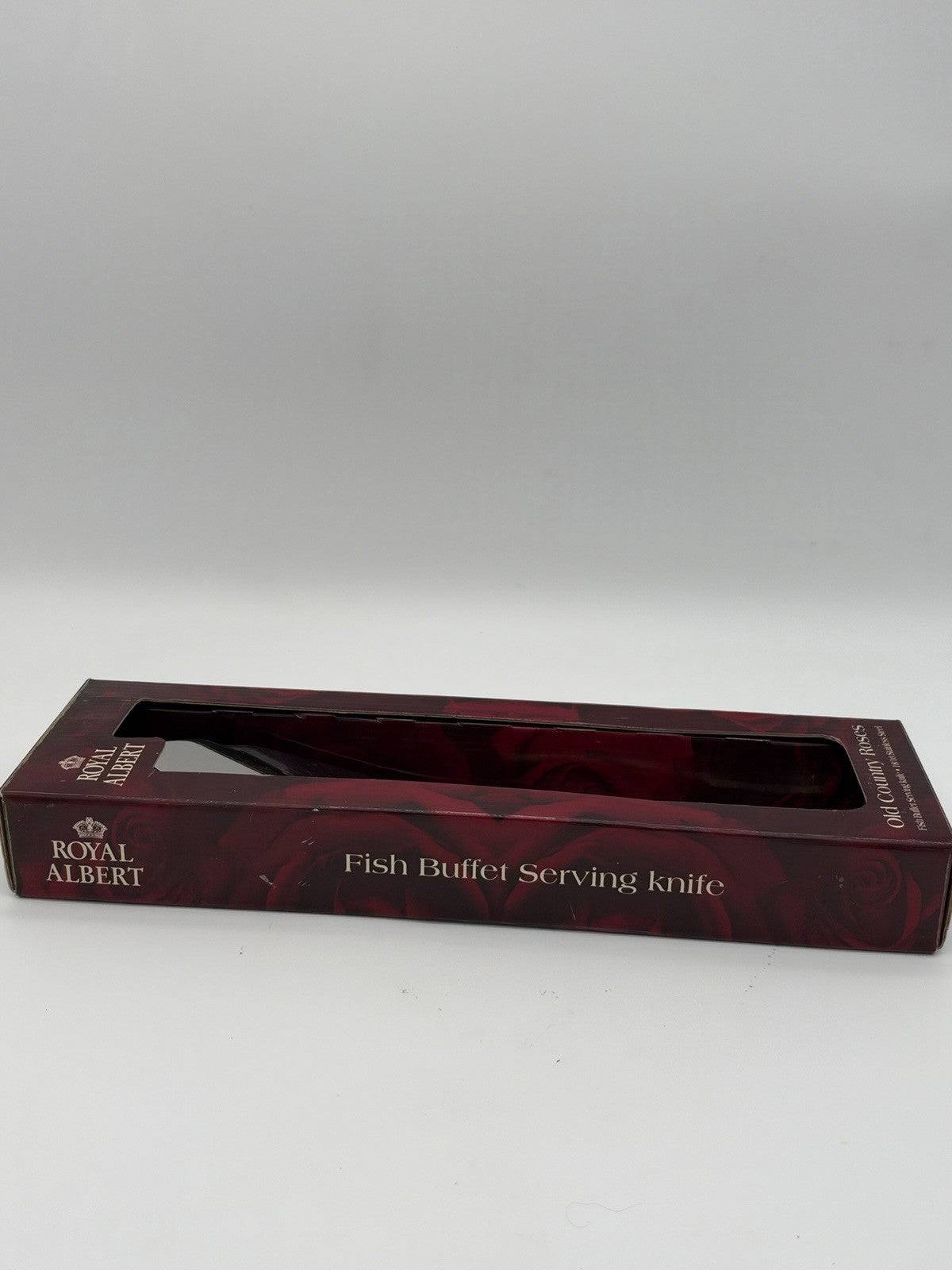 Royal Albert Old Country Roses Fish Buffet Serving Knife Stainless New In Box