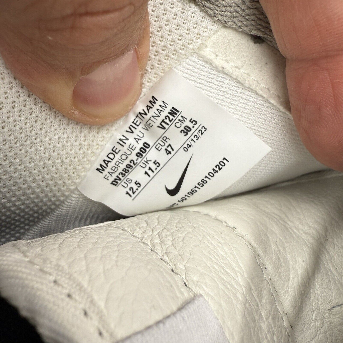 NIKE BY YOU AIR FORCE 1 LOW DV 3892-900 WHITE GUM Men SZ US 12.5