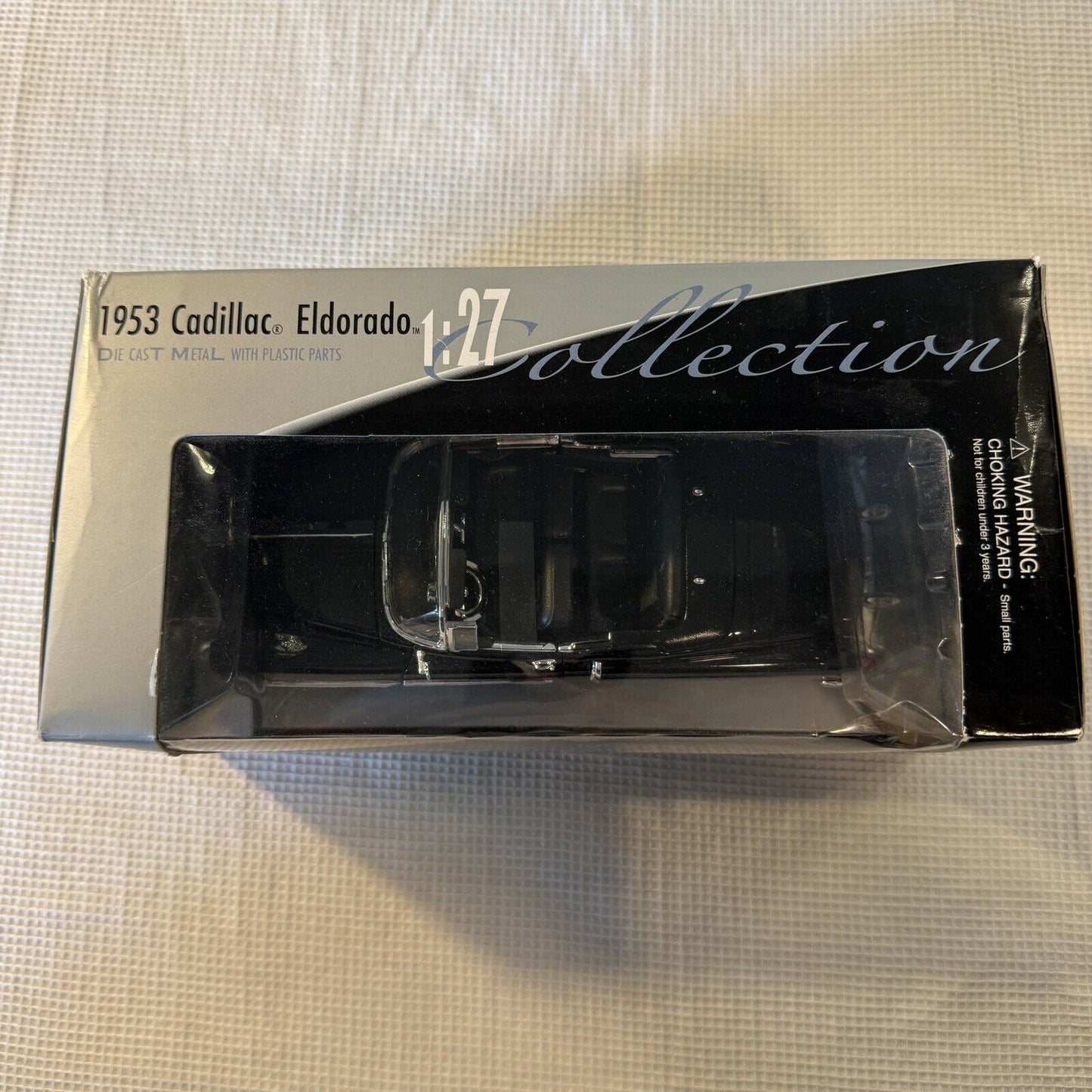 Welly 1953 Cadillac Eldorado 1/27 Collection Black Convertible Diecast New