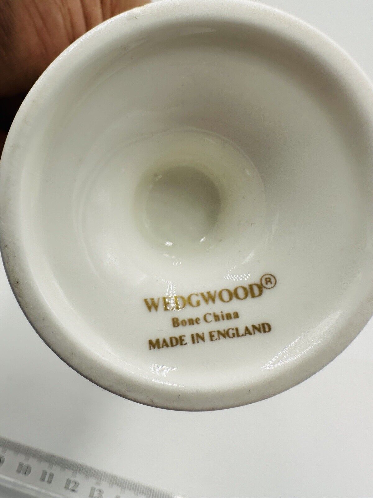 Set of 3 Wedgwood Vases Urn Bud Clementine Bone China Mini Set Vintage Decor
