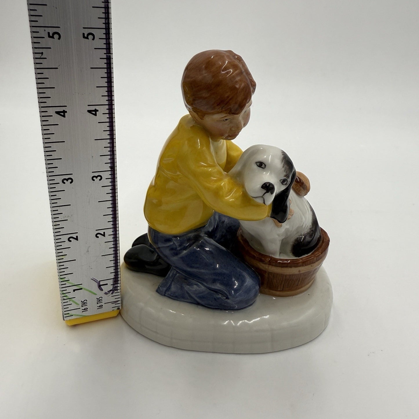 Royal Doulton Porcelain Childhood Days "Please Keep Still" #3082 Figurine 5” Vtg