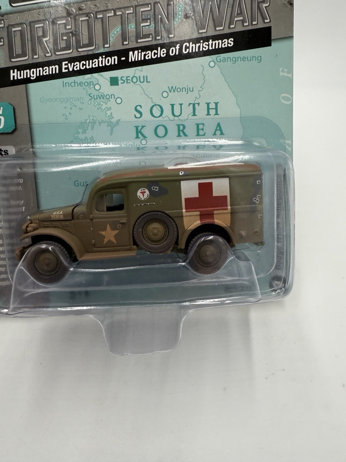 JOHNNY LIGHTNING 1/64 Dodge WC54 Ambulance KOREA 1944 Forgotten War