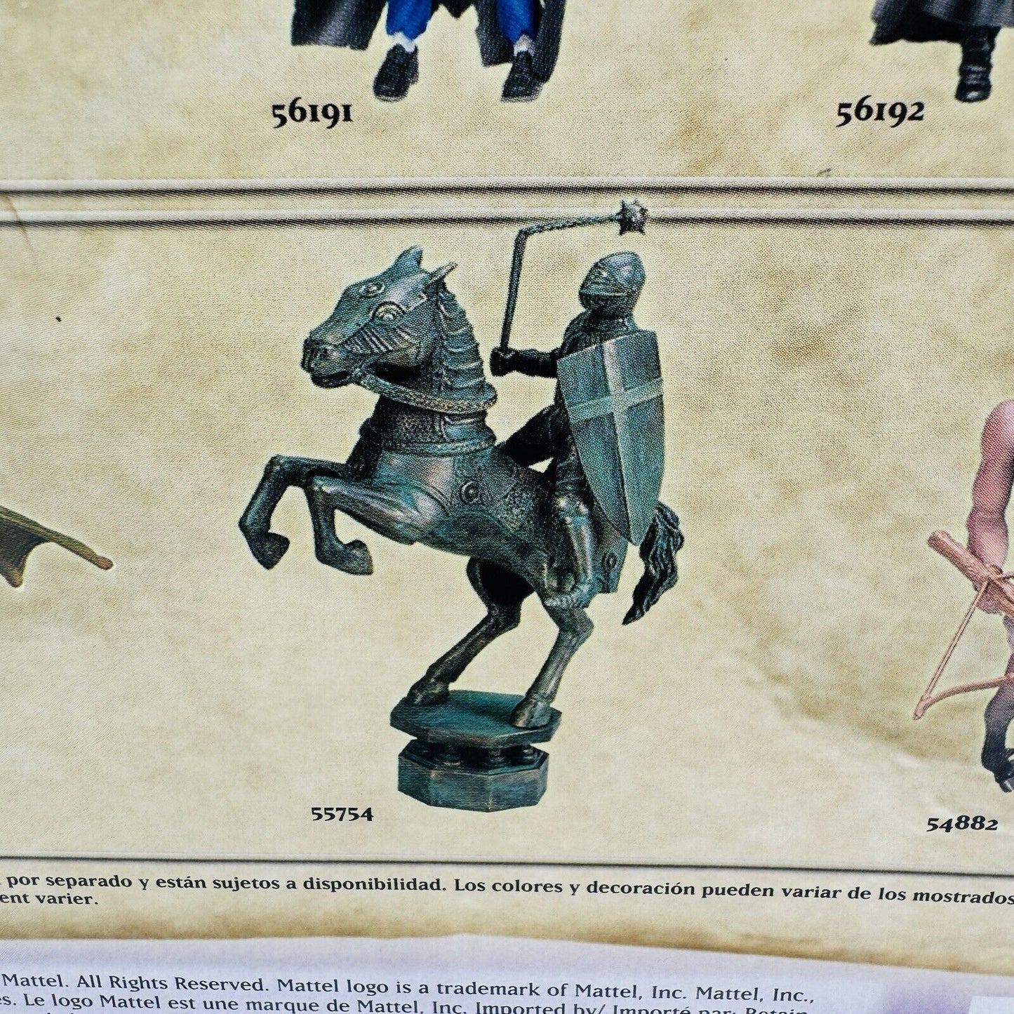 Harry Potter Knight Caballo Cavalier Deluxe Action Figures Mattel 2002 Horse