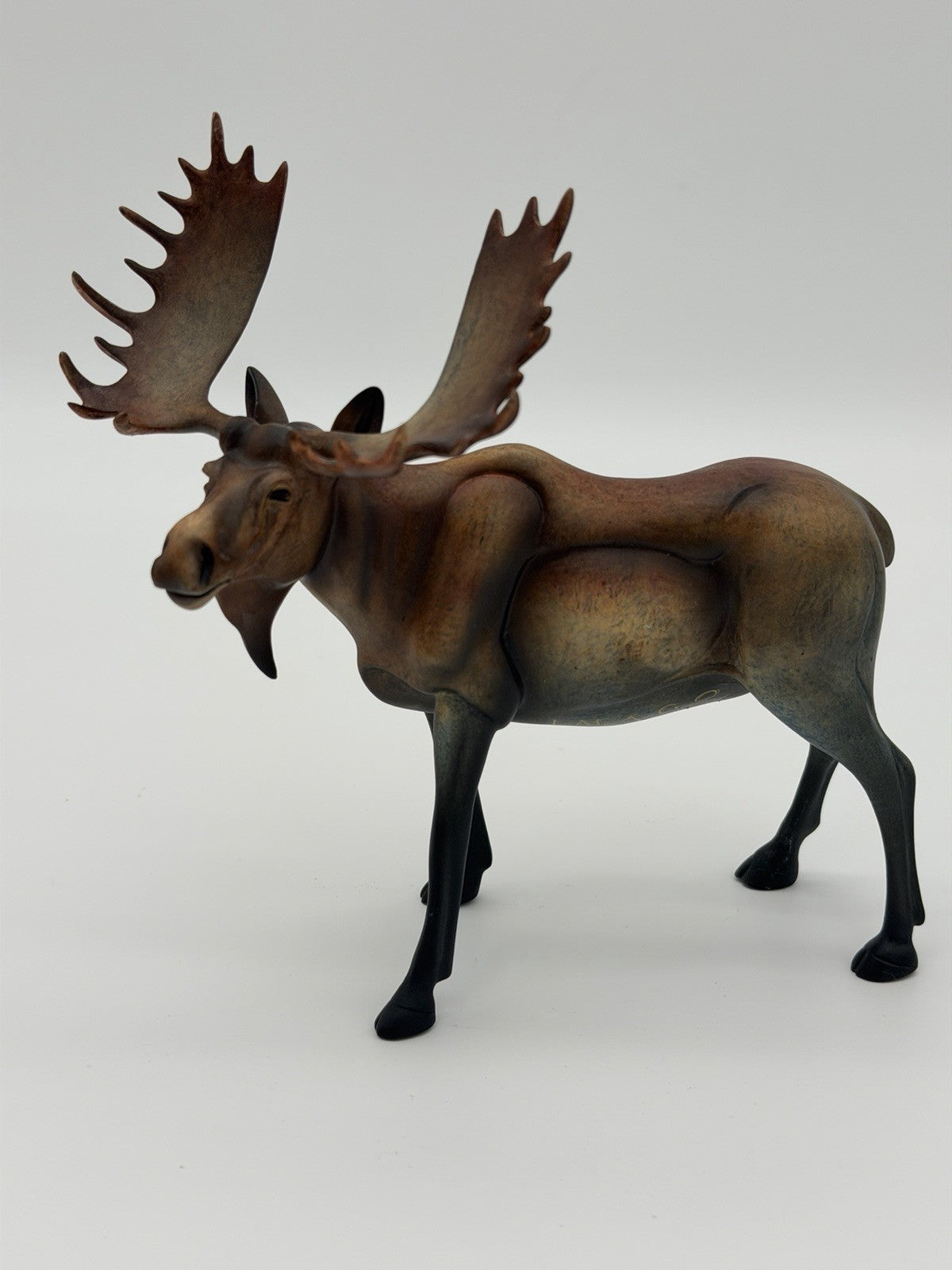 Rare IMAGO Stephen Guerrero August Maquette Bisque Resin Moose Figurine 6”x5”