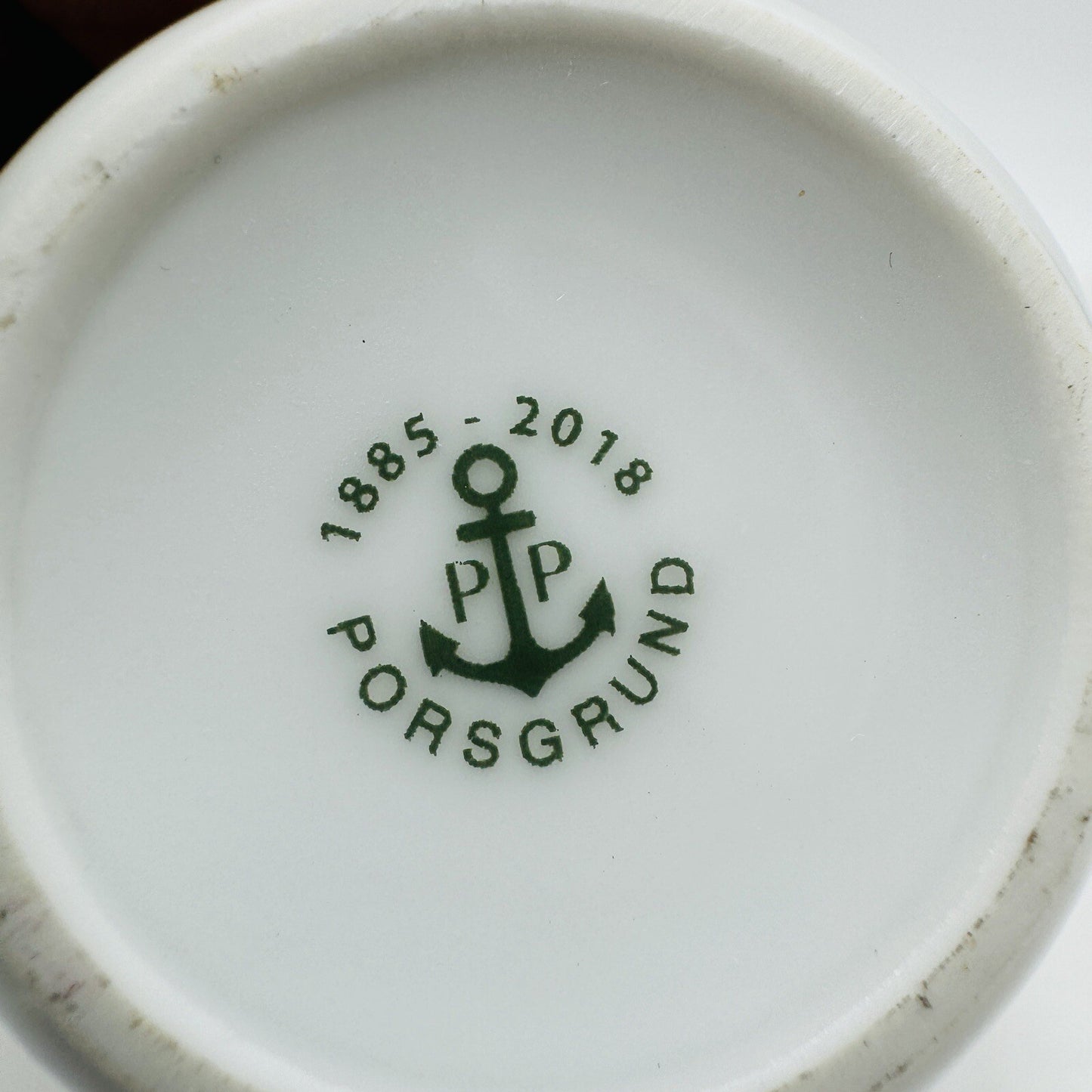 Porsgrund Porcelain Norway Colorful Painted Coffee Cup Mug Serveware