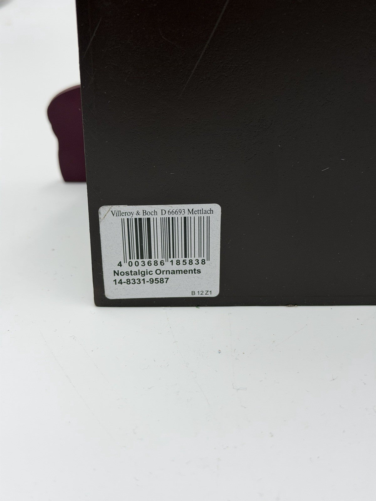 Villeroy & Boch Mettlach Nostalgic Ornaments Advent Calendar Christmas Porcelain