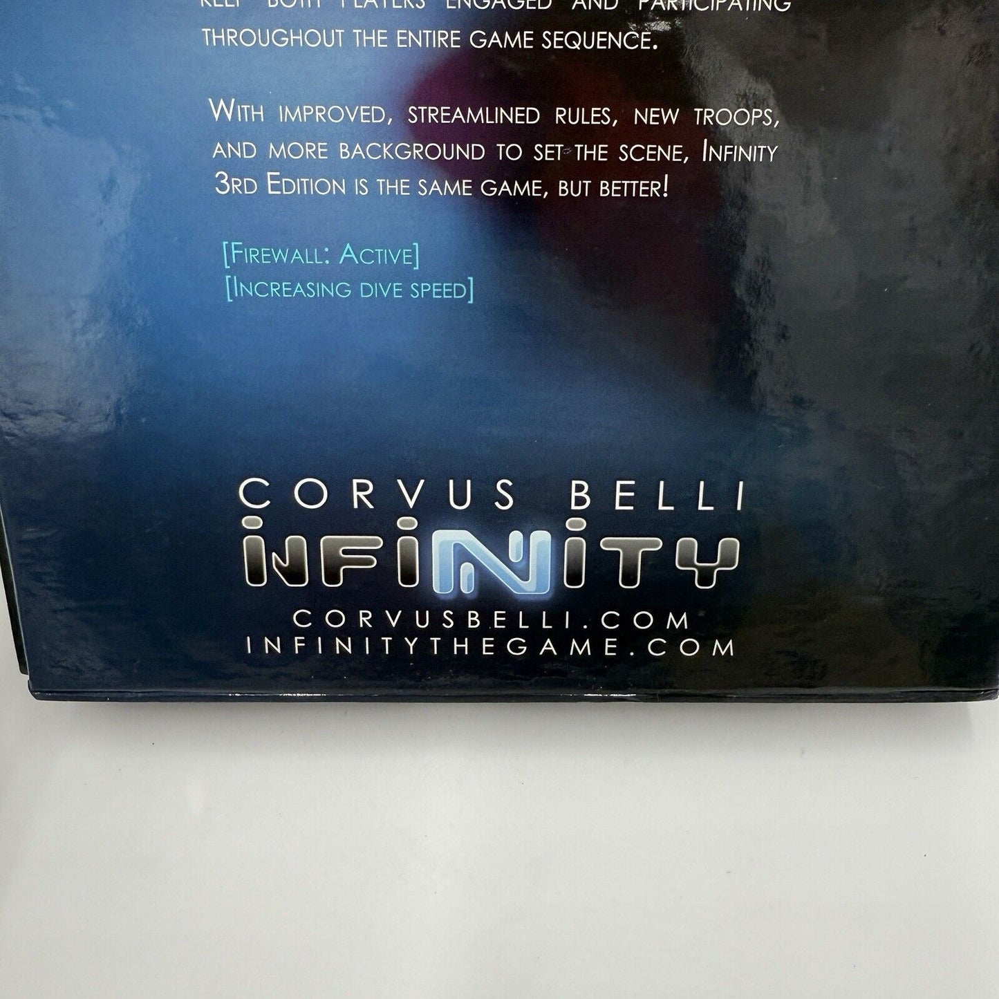 Corvus Belli Infinity N3 Core Book Rulebook 2 Book Set With Sleeve