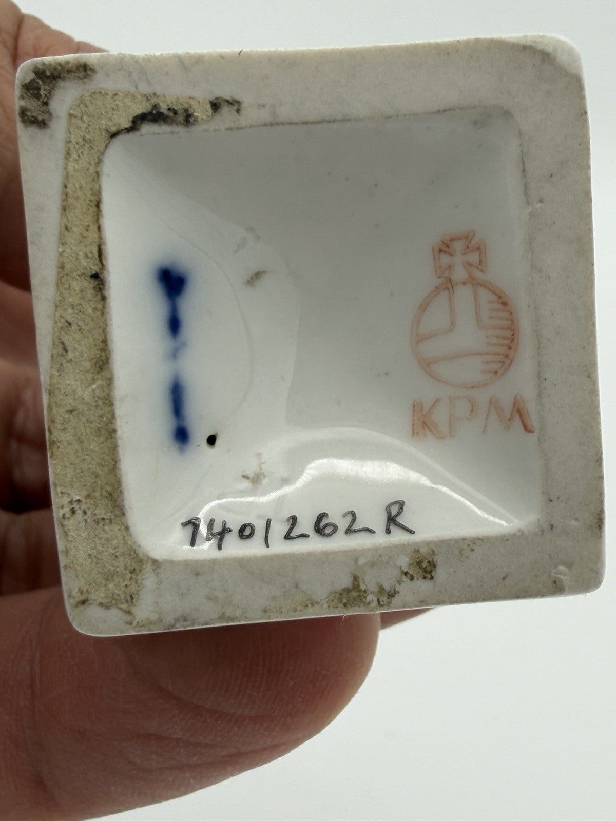 KPM Berlin porcelain figurine March/Aquarius zodiac Friedrich Elias Meyer 1775
