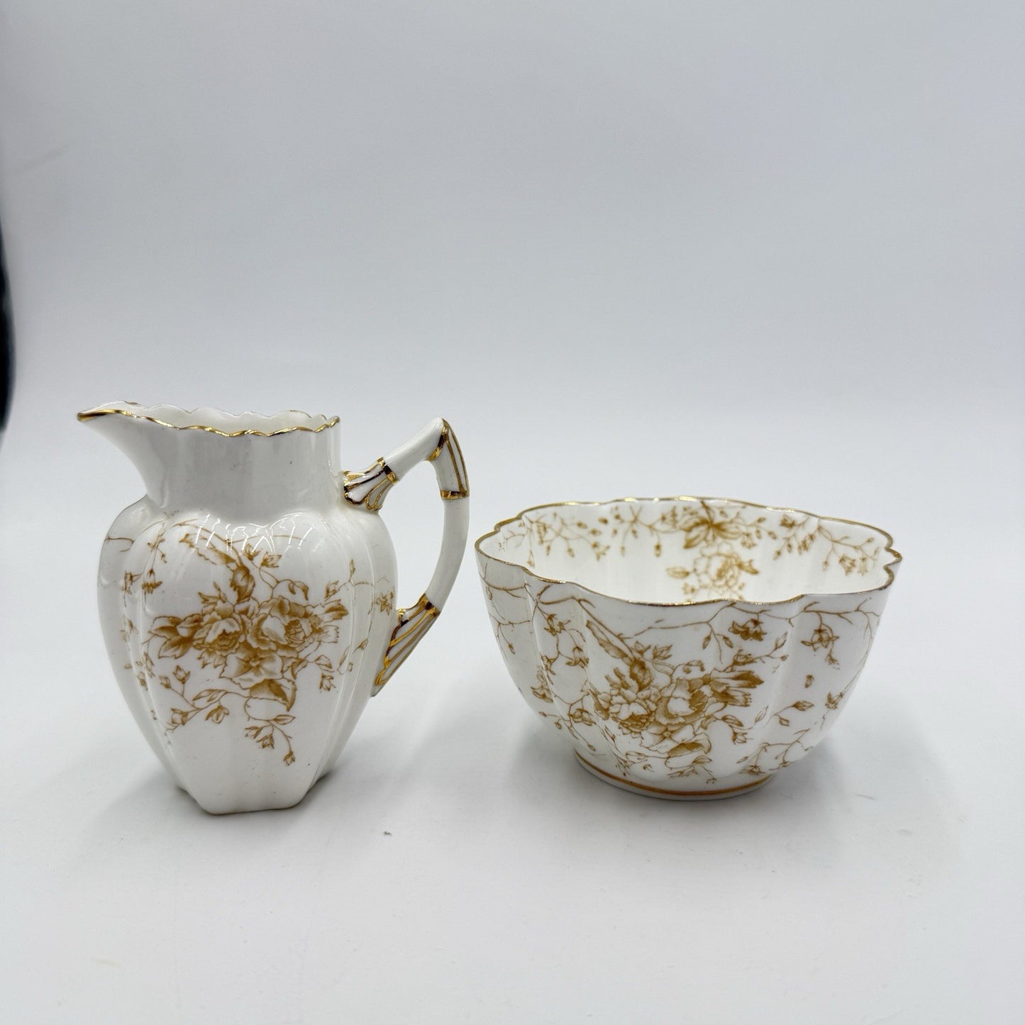 Antique Wileman Shelley Foley c1884 Pitcher and Bowl Miniature # Ra157683 Set