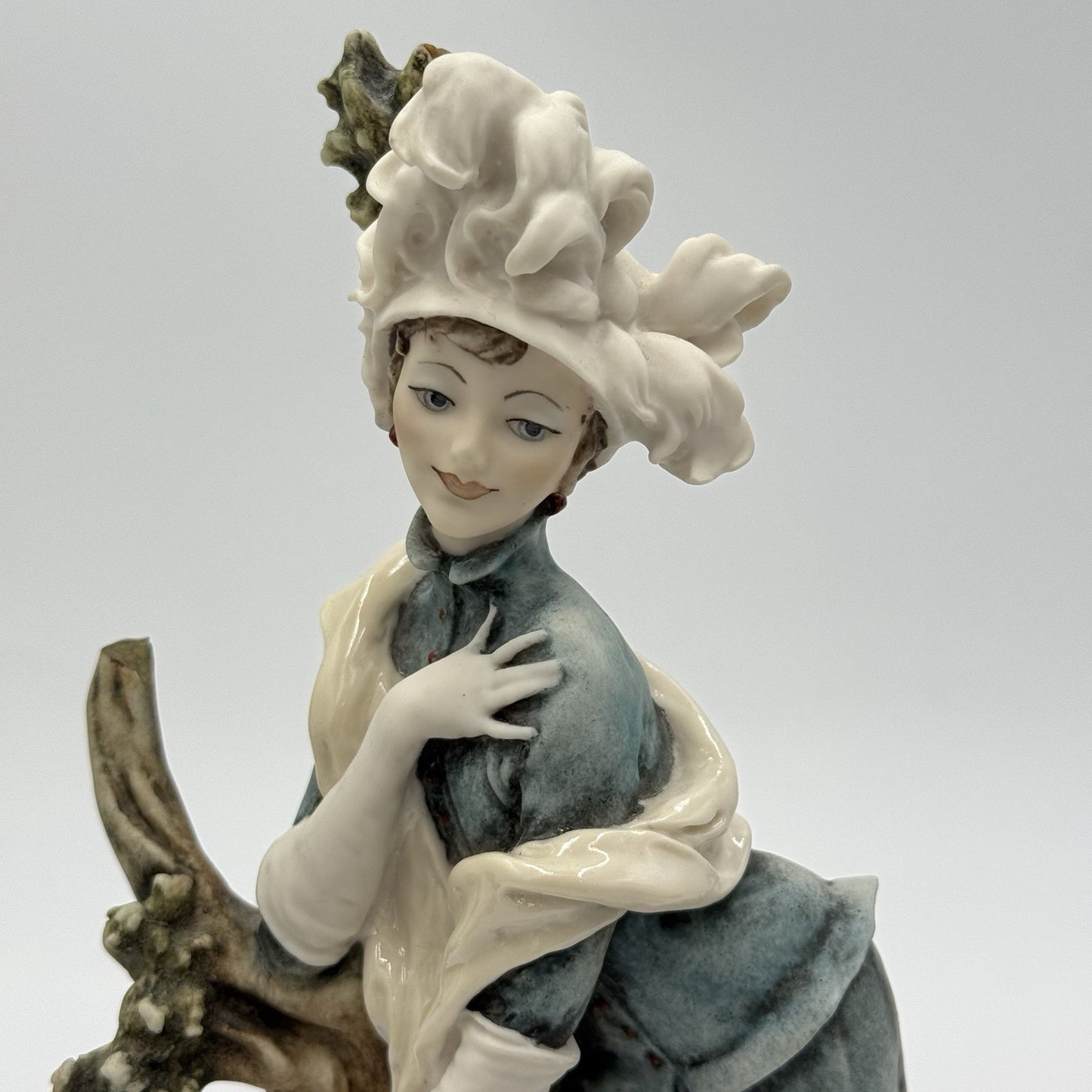 Giuseppe Armani Italy Gloria With Little Dog (Broken Branch)Sculpture 1993 Rare