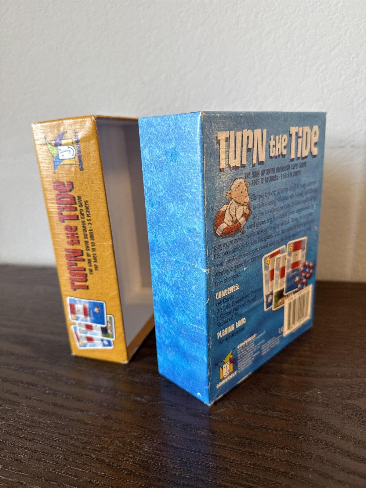 Turn The Tide Card Game by Gamewright 100% Complete 2004 Rare Fun Game
