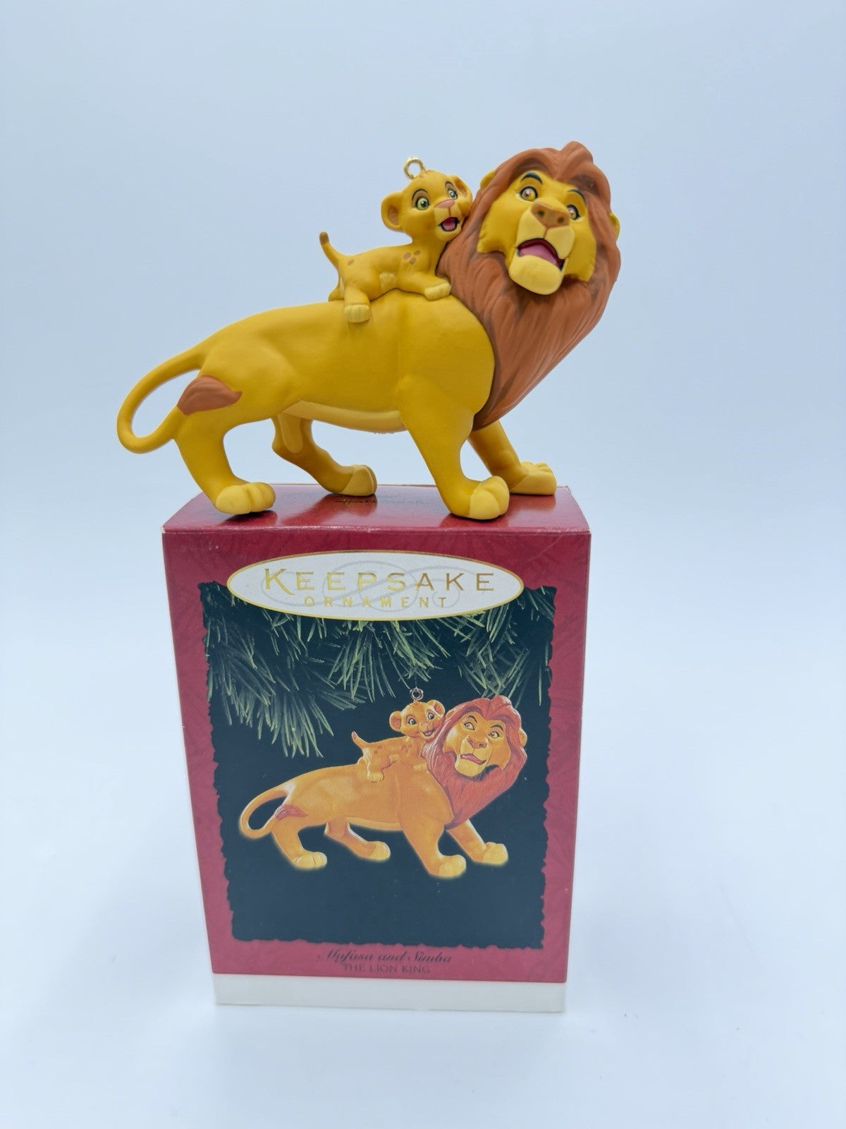 Hallmark Keepsake Christmas Ornament Mufasa and Simba The Lion King 1994