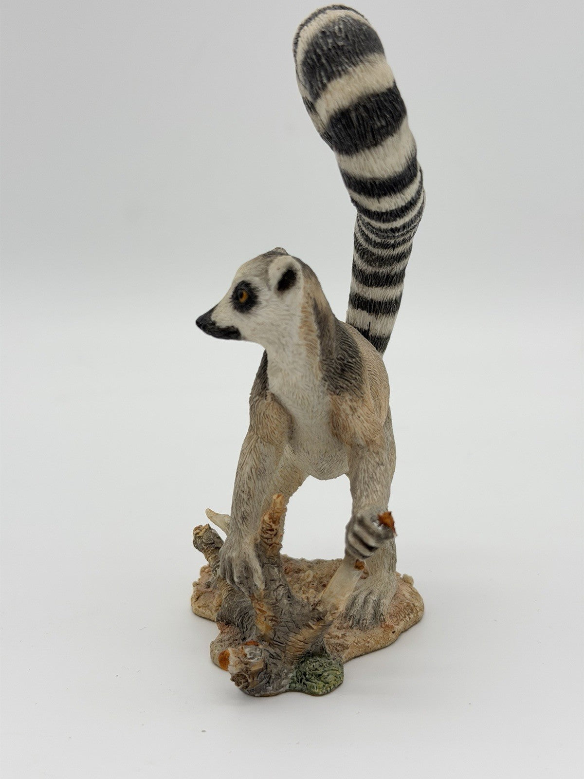 Country Artists England Painted Vtg 5”HWorld Ringtail Lemur Solitary Figurine