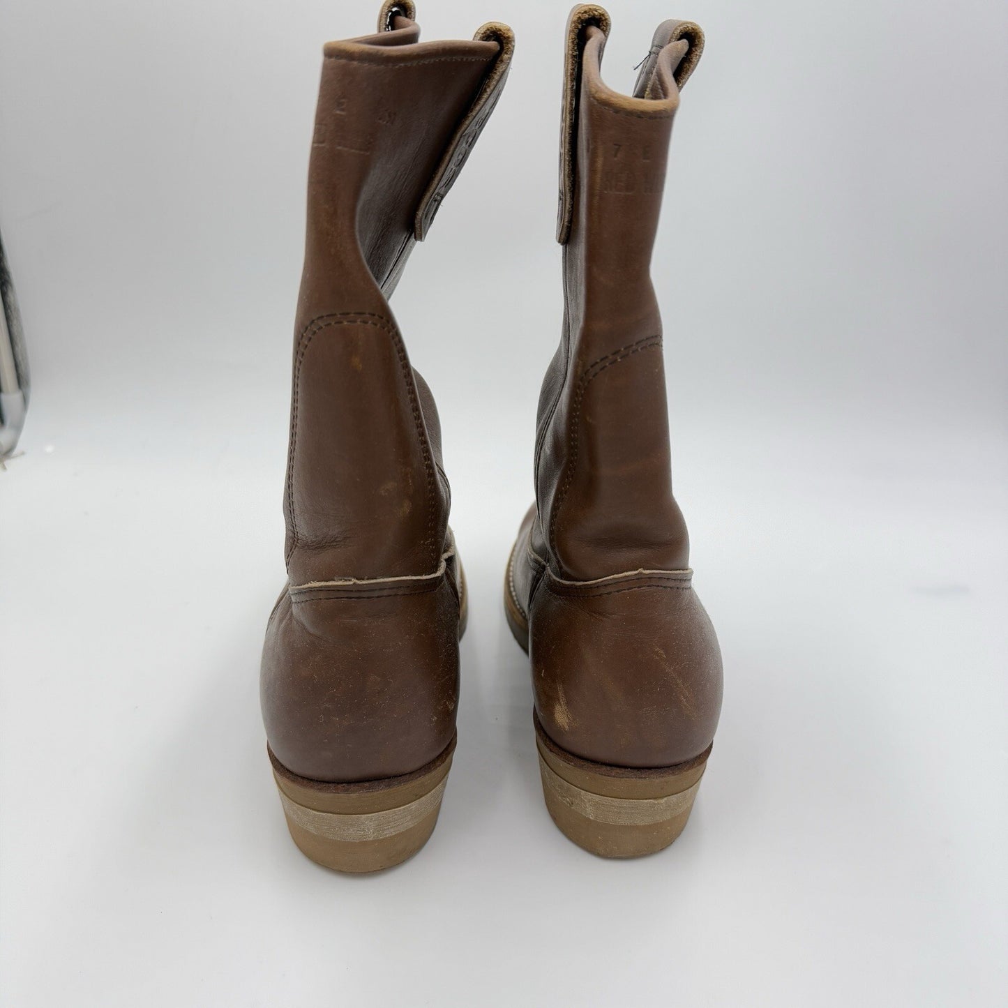 Red Wing Mens Pecos Full Grain Leather Boots 1156 Men Size 7 E Cowboy