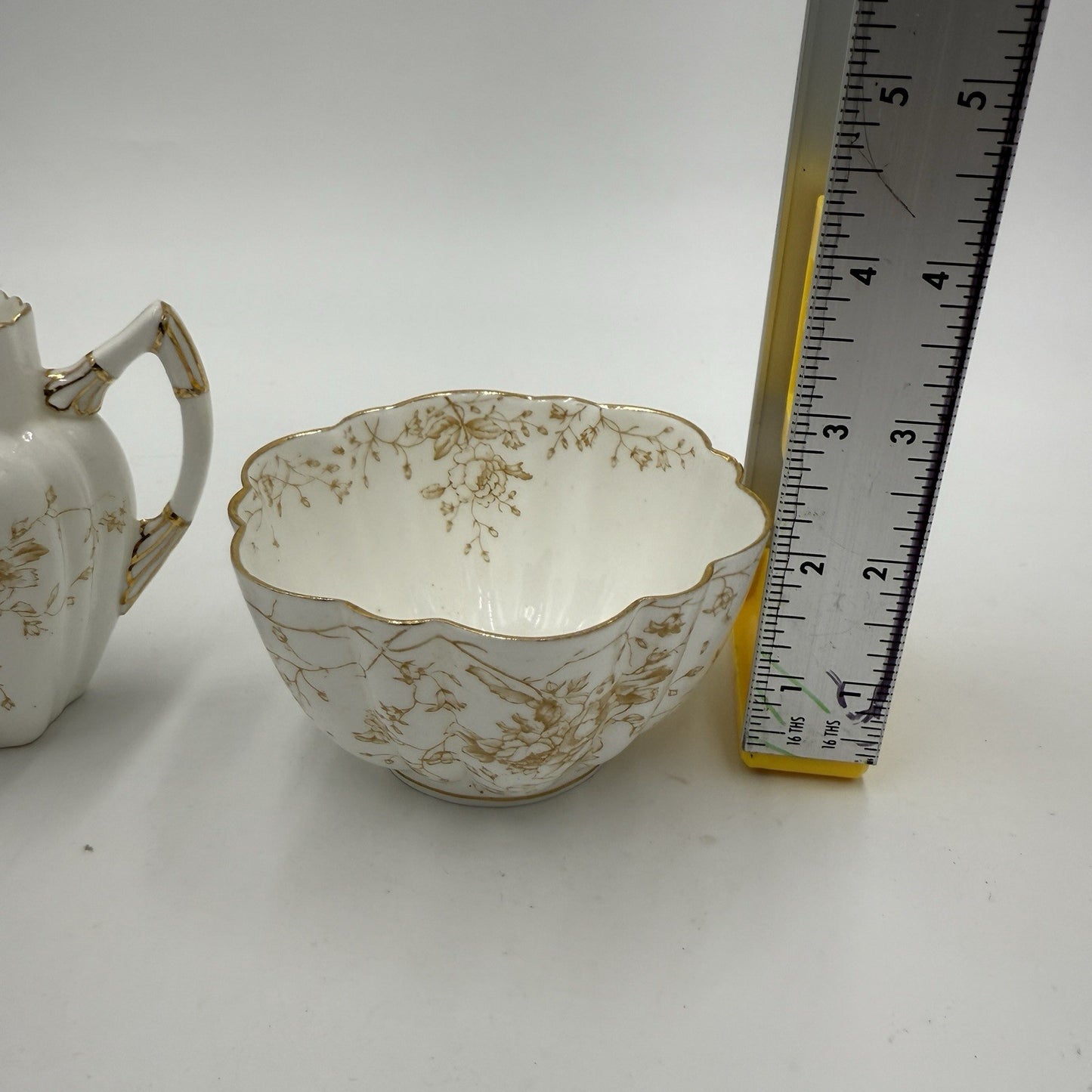 Antique Wileman Shelley Foley c1884 Pitcher and Bowl Miniature # Ra157683 Set