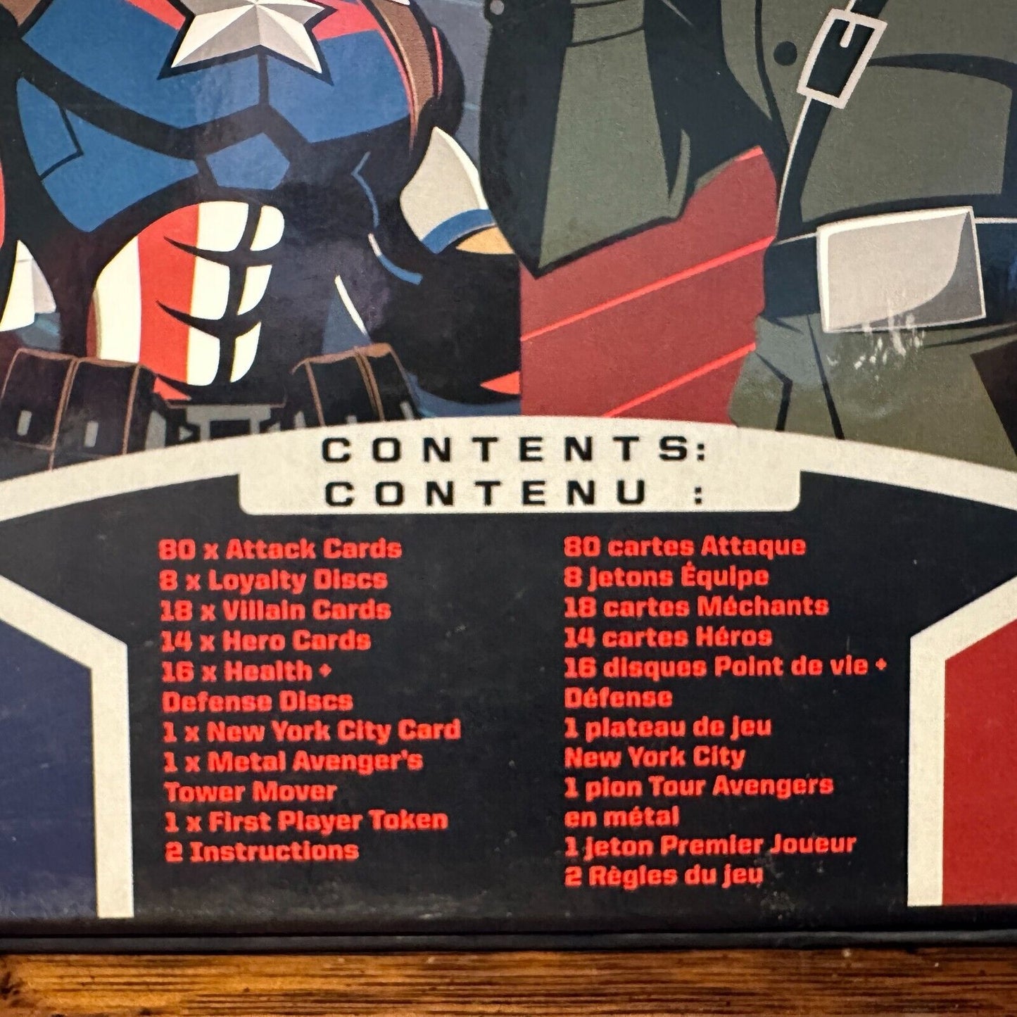 Spin Master Hail Hydra Marvel Hero Board Cards Game Agents of Shield Deduction