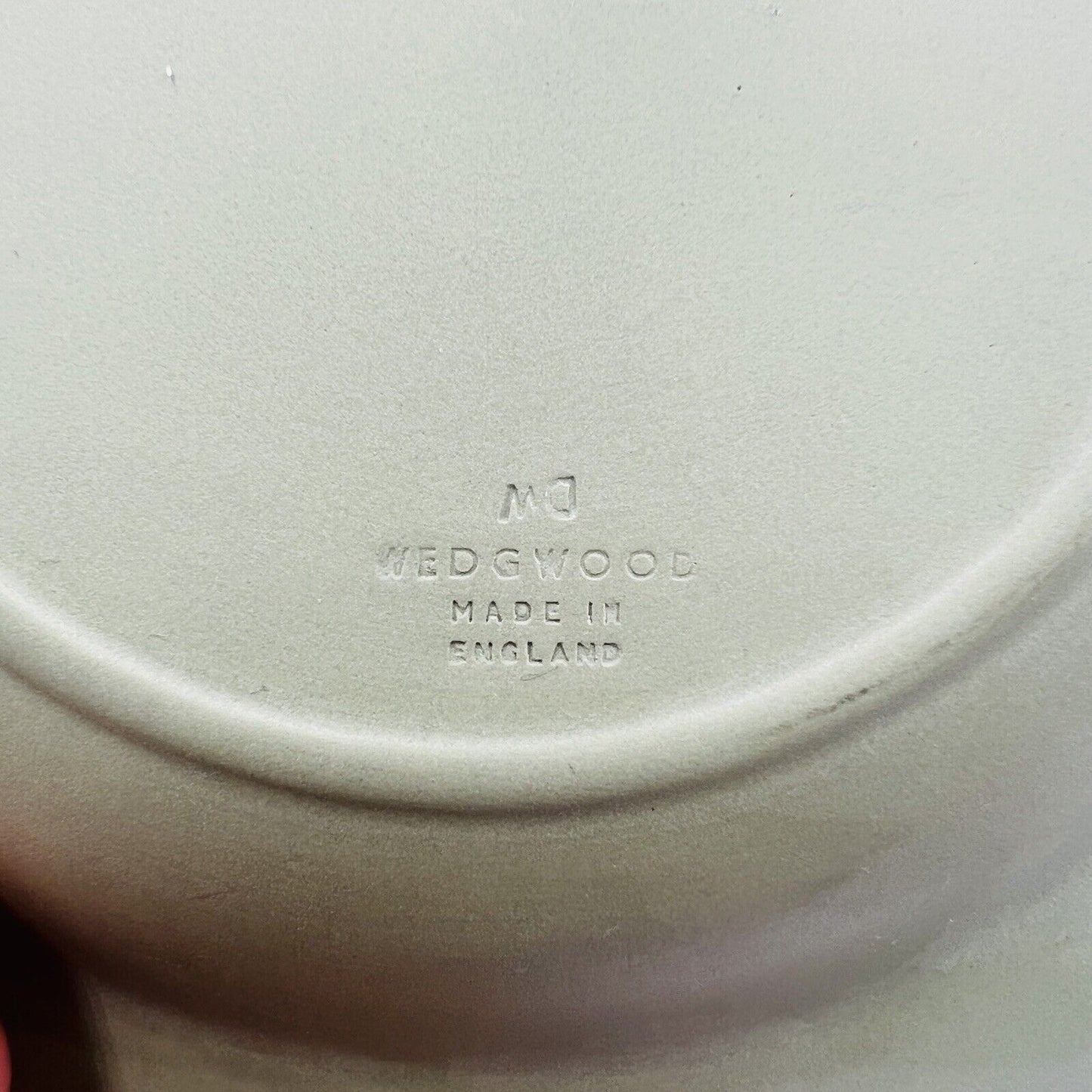 Wedgwood Green Jasperware Julius Caesar Side Profile Vintage Tray Plate