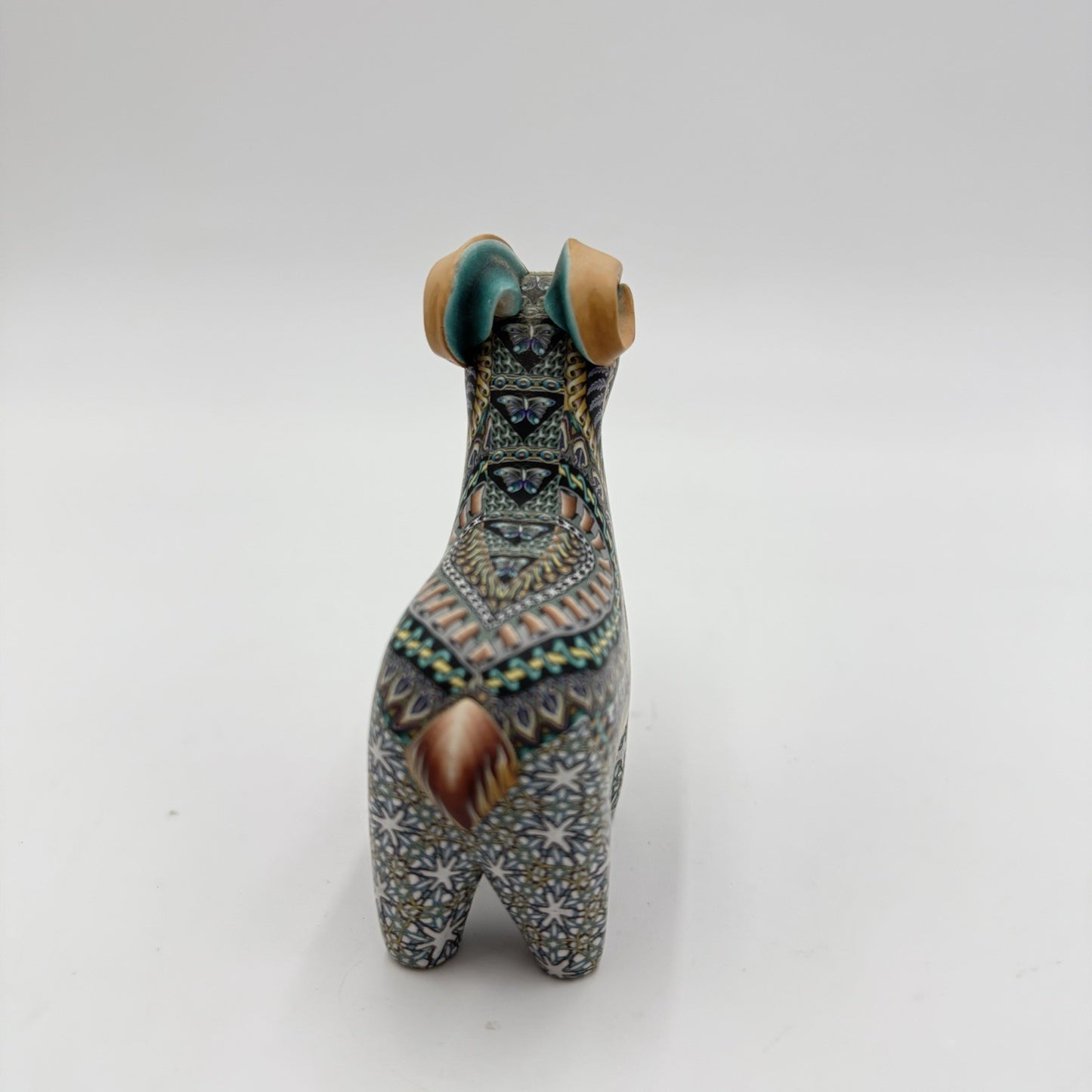 Jon Stuart Anderson Polymer Clay Ram Signed 2007 GOAT Figurine Signed