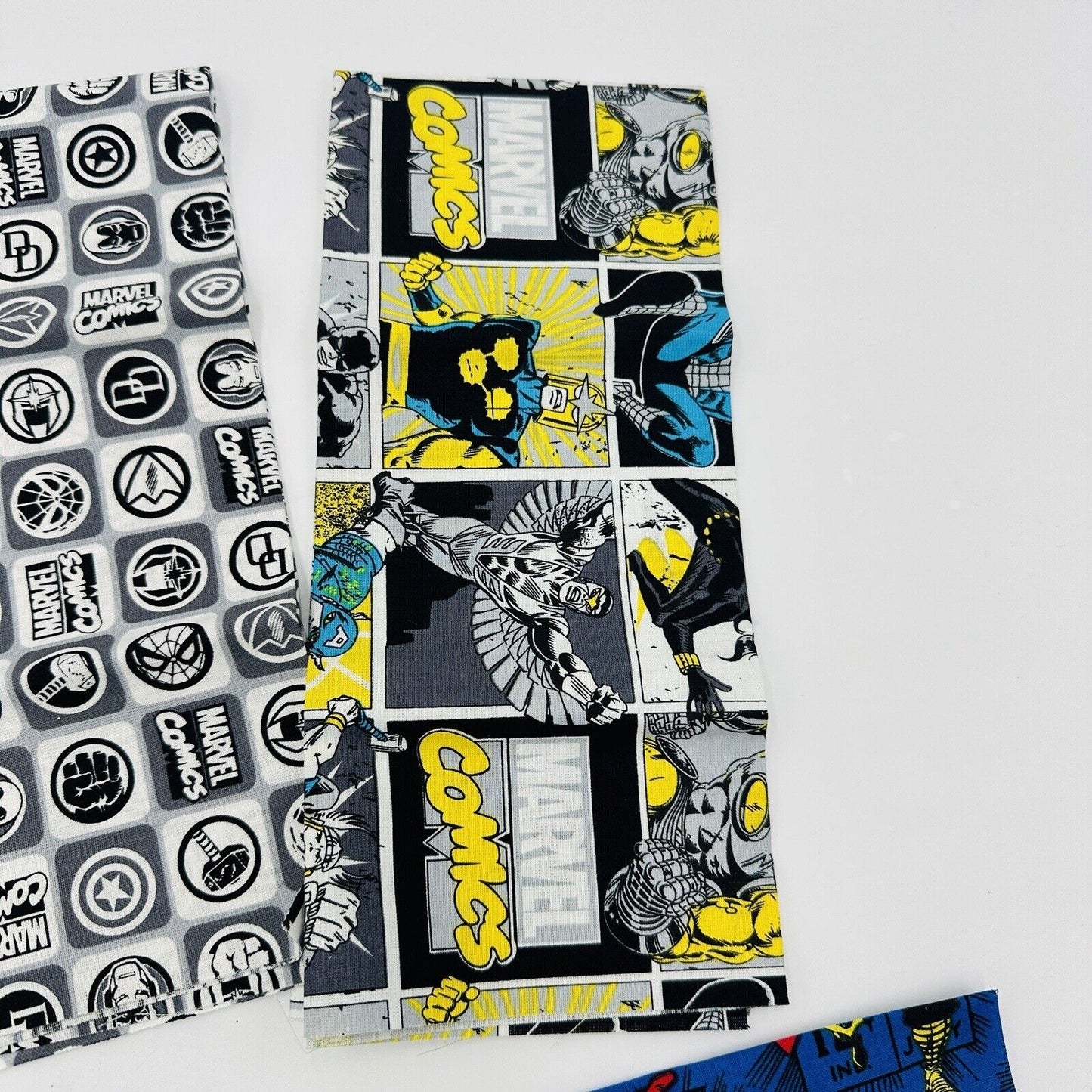 Quilt Fabric Star Wars Harry Potter & Comics Lot 18in x 21in 100% COTTON Kids