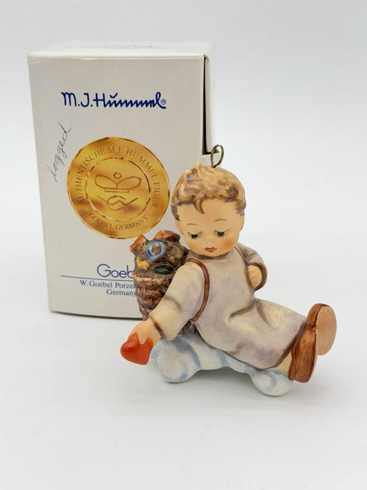 Hummel Goebel Porcelain Love From Above 1989 Figurine #481 Ornament Boxed