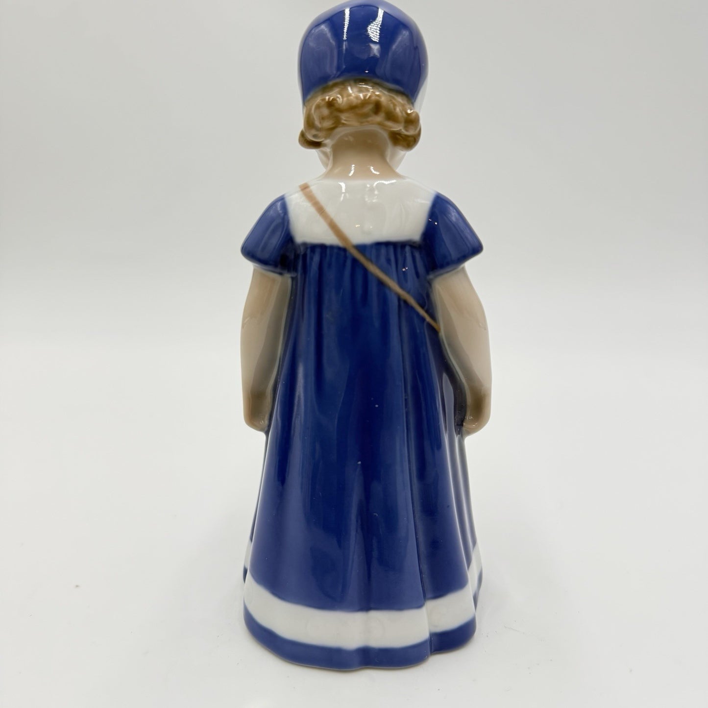 Bing & Gröndahl Denmark Porcelain Figurine ELSE B&G Blue Dress 6.5” Vintage