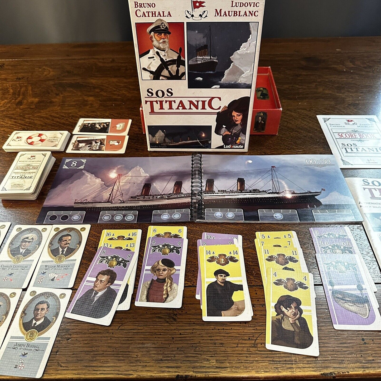 Ludonaute S.O.S. Titanic Board Game Personal Autograph Bruno Cathala Essen