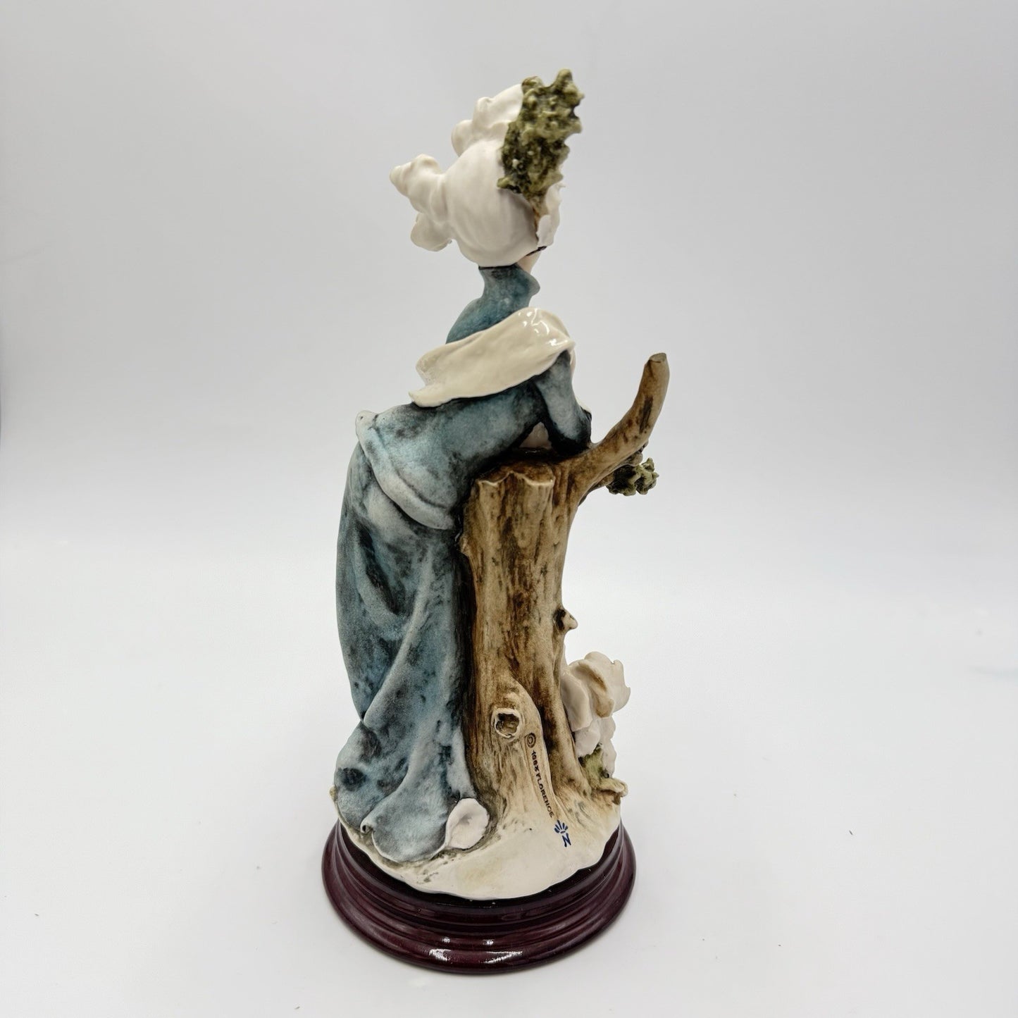 Giuseppe Armani Italy Gloria With Little Dog (Broken Branch)Sculpture 1993 Rare