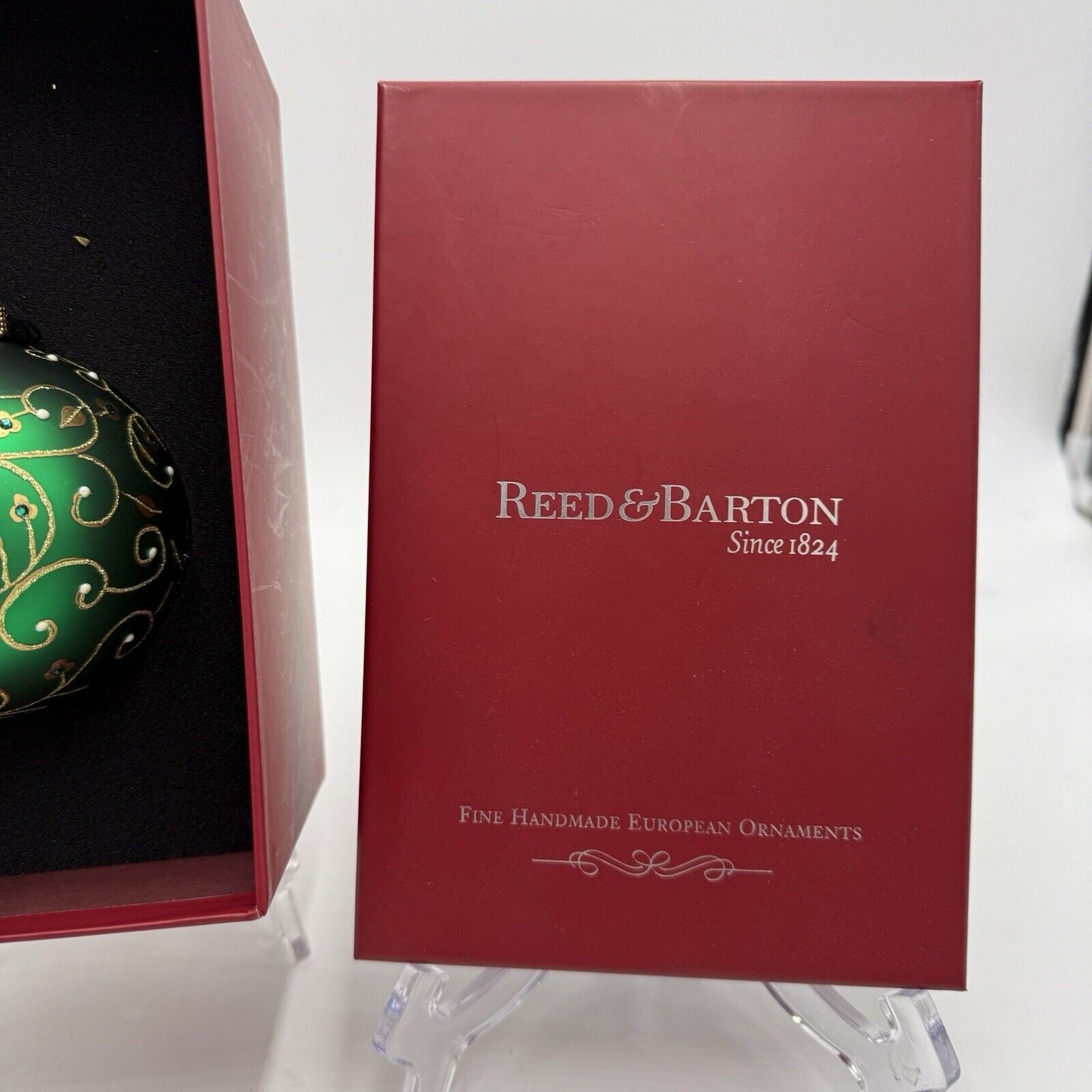 Reed & Barton Gold Trellis Ball 4” #C3413G Fine Handmade European Ornaments