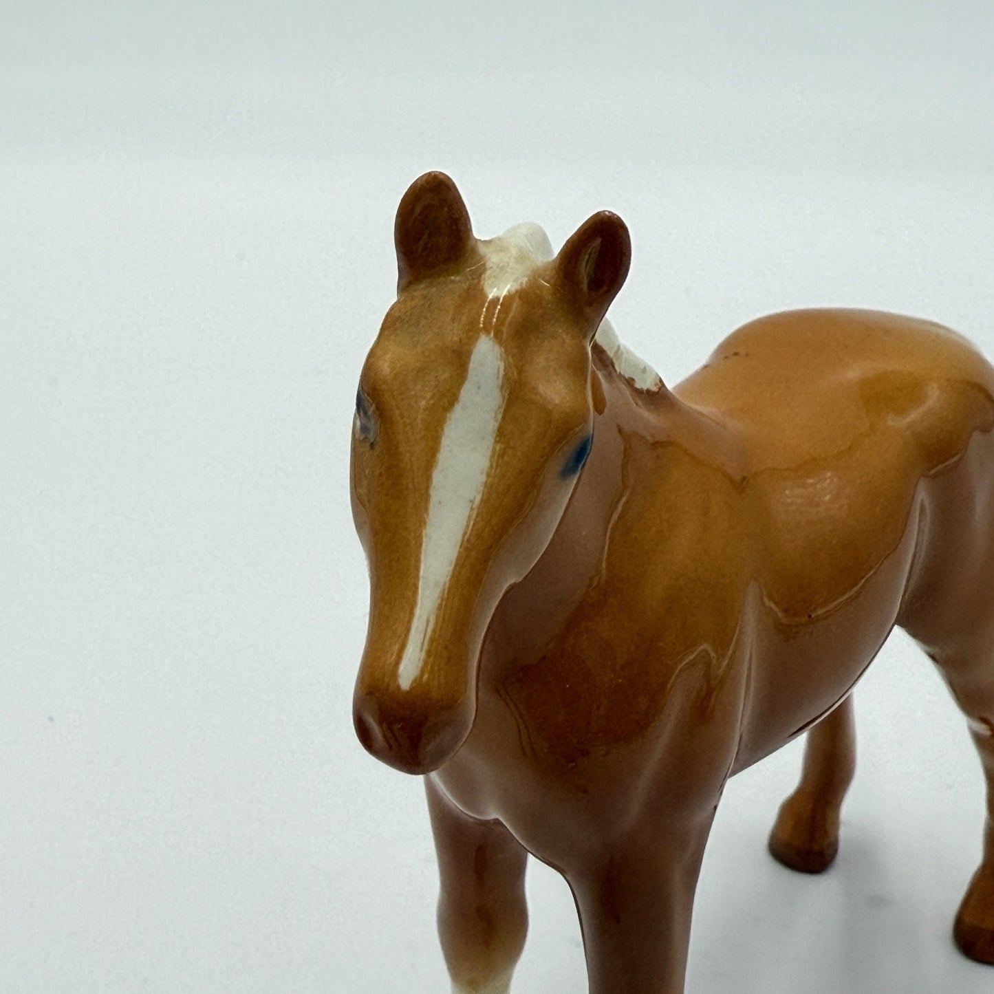 Vintage Beswick England Porcelain Palomino Foals Horses Figurines Pair