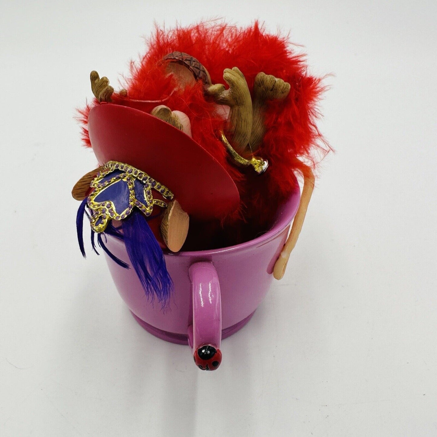 Charming Tails Figurine You're Pref-Tea Sweet Pink Teacup 2006 Home Decor Mice