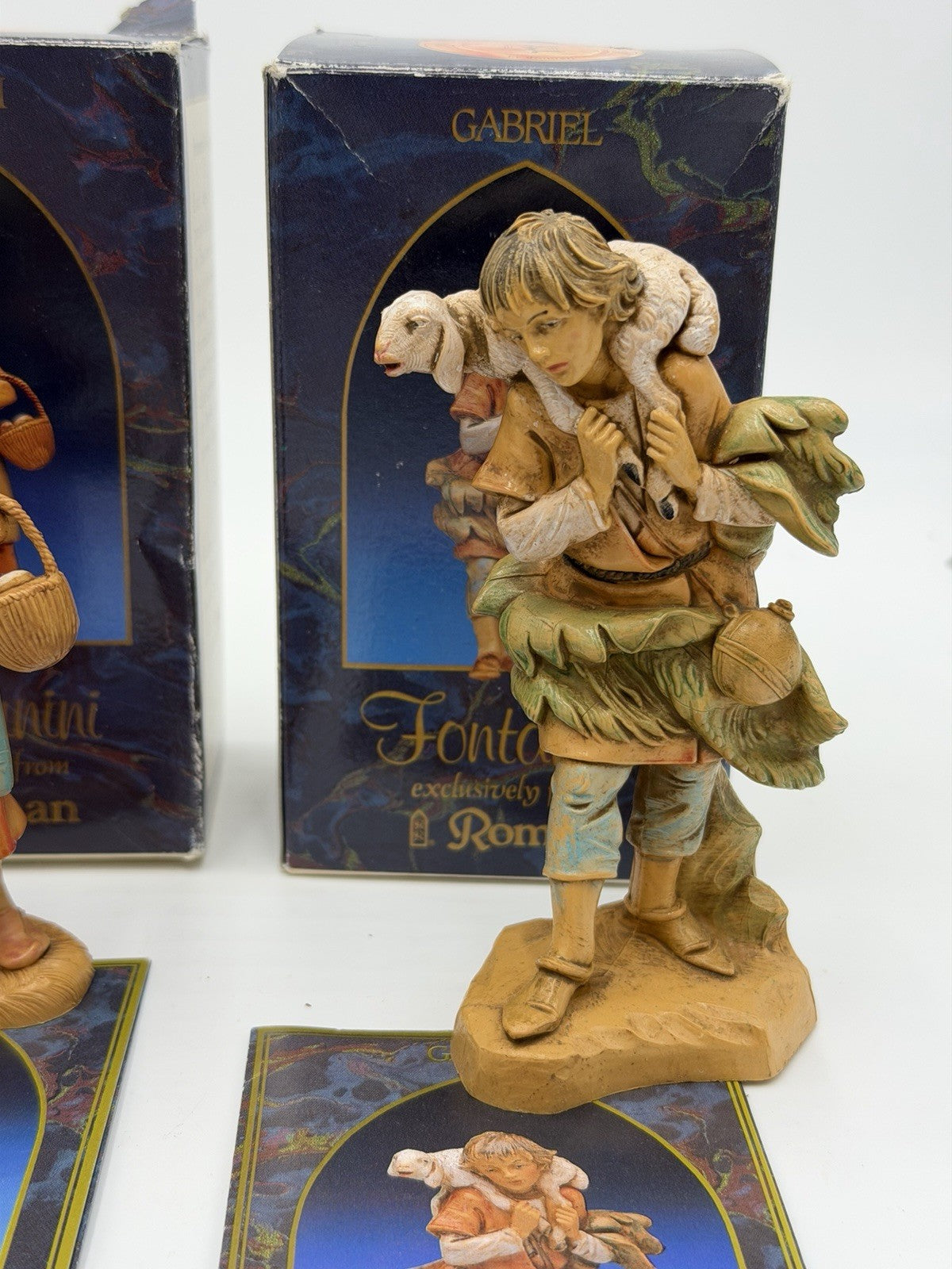 Fontanini Italy Nativity Limited Edition Figurines 3 Pcs Vintage 1983 Christmas