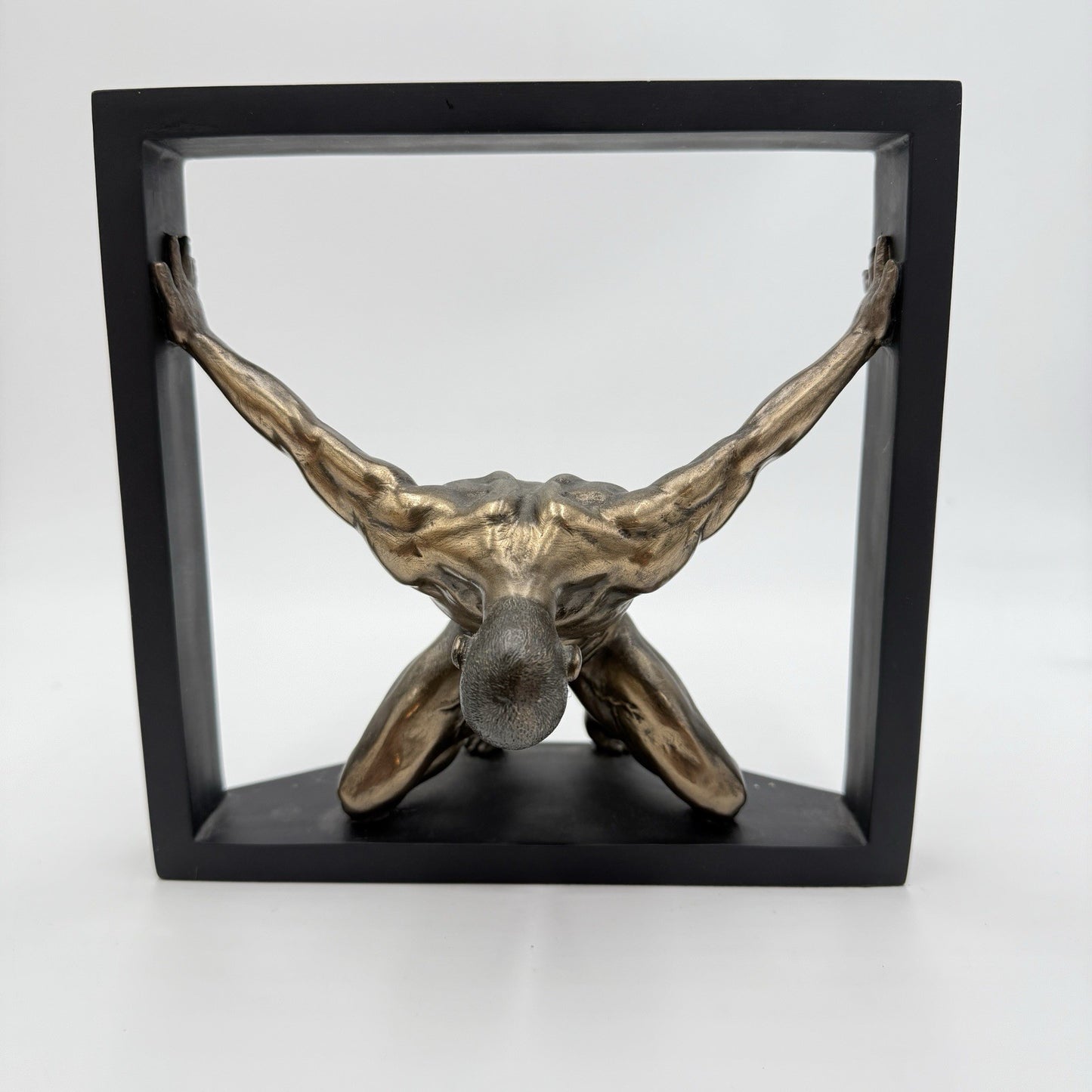 Veronese Design Modern Male Statue Man Sculpture Man Inside Frame 8x8 Figurine