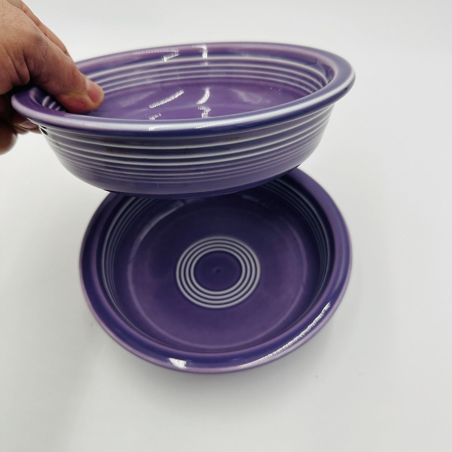 Fiestaware Bowls Plum Soup Cereal Set Vintage Limited Edition 1993 1995 Rare
