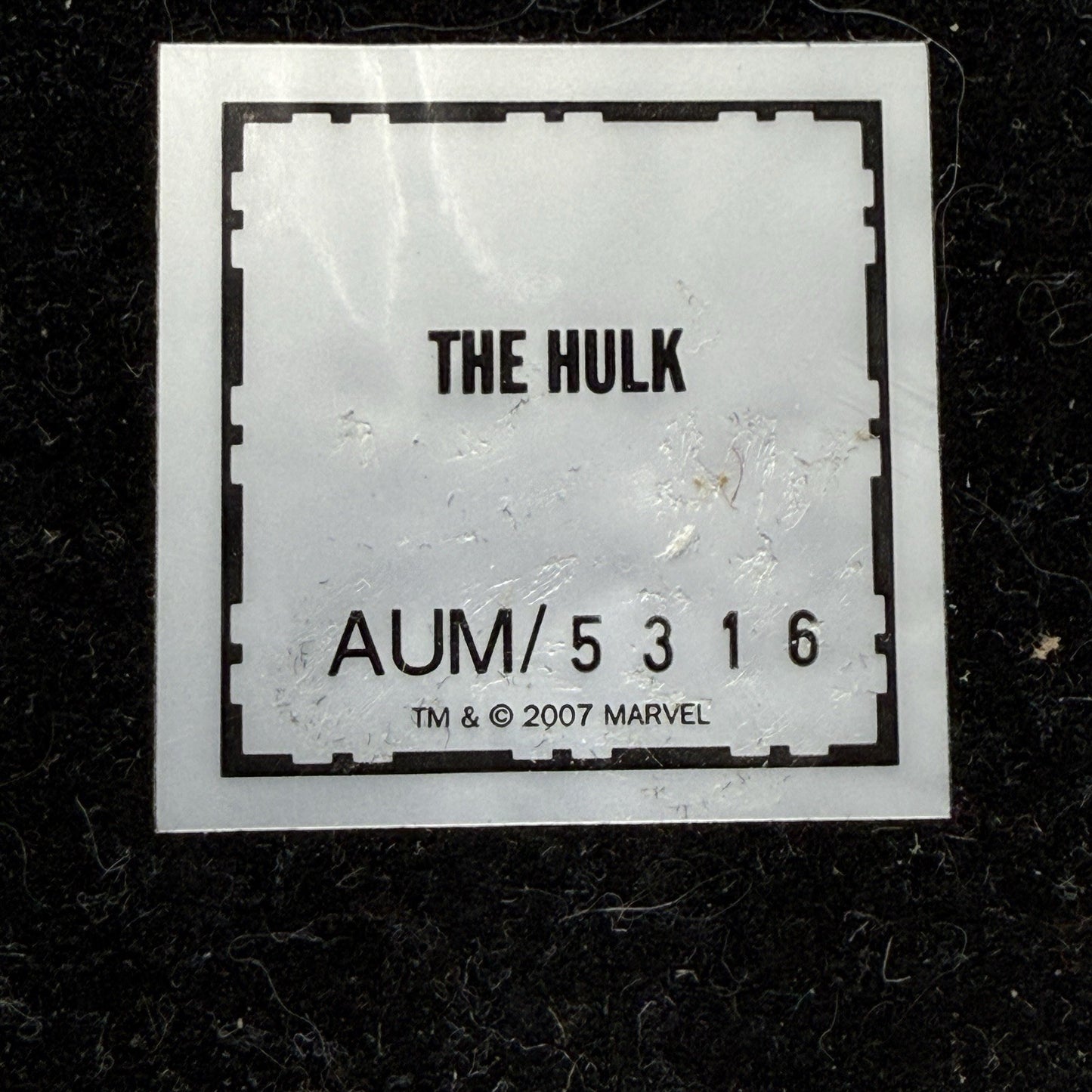 TM &2007 Marvel The Hulk 4”Grey Variant Classic Figurine Diecast Metal AUM/5316