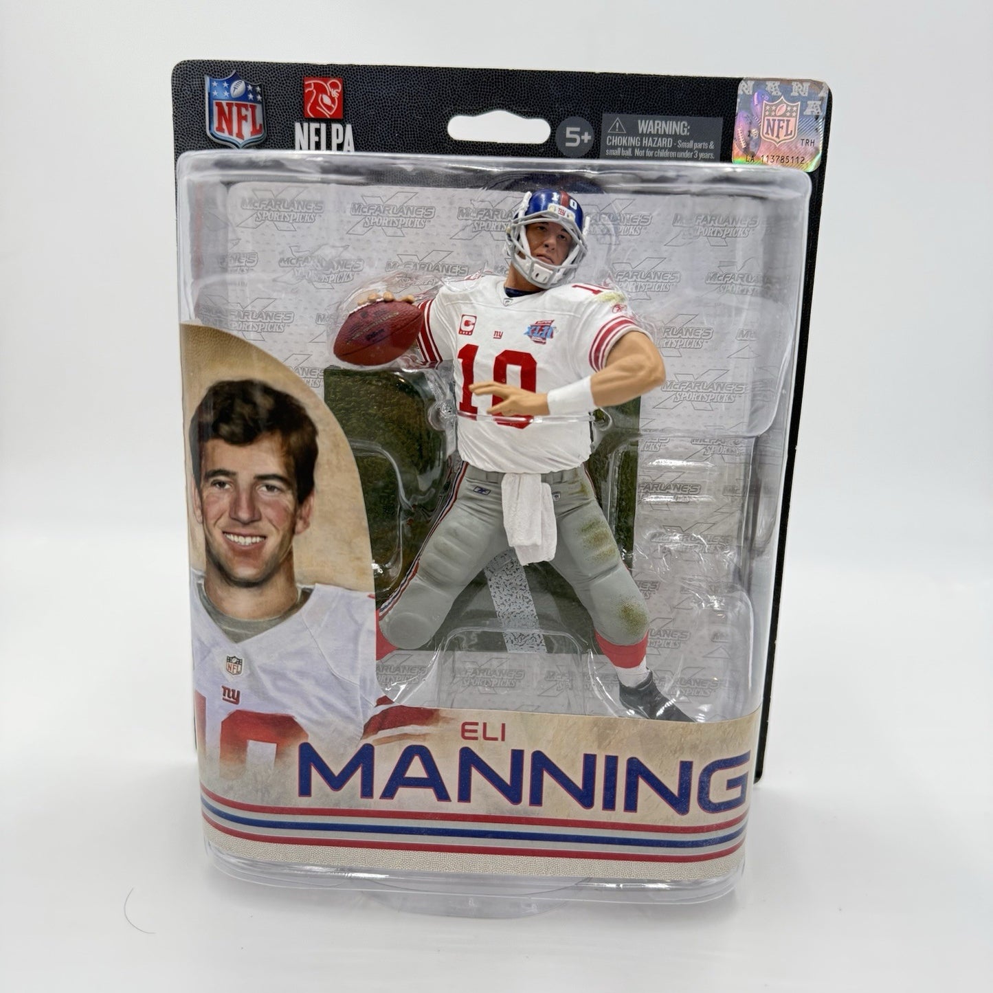2014 McFarlane NFL New York Giants Eli Manning Super Bowl Action Figurine