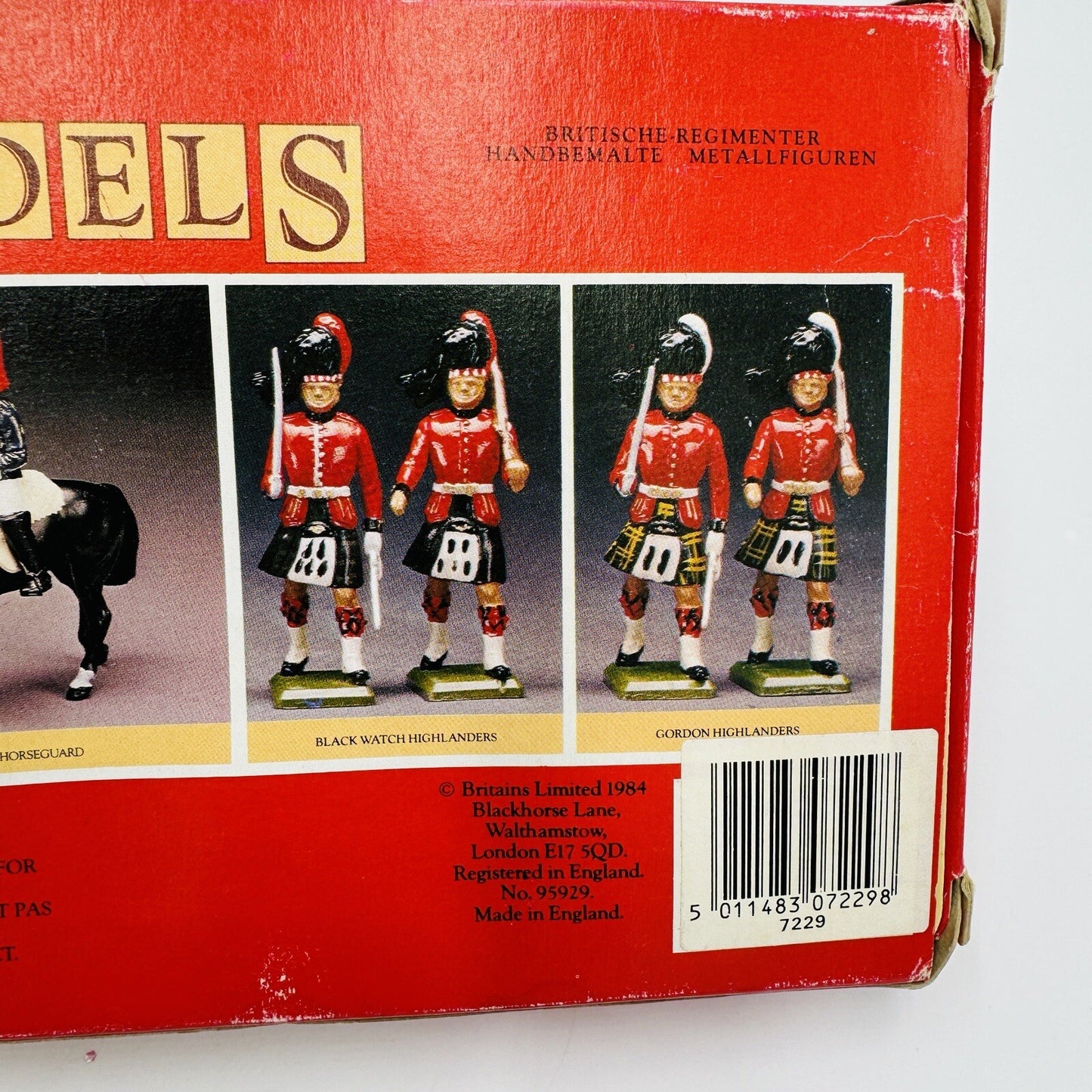 Vintage Britains Metal Models Mounted Lifeguard Hand Painted 1984 Toys