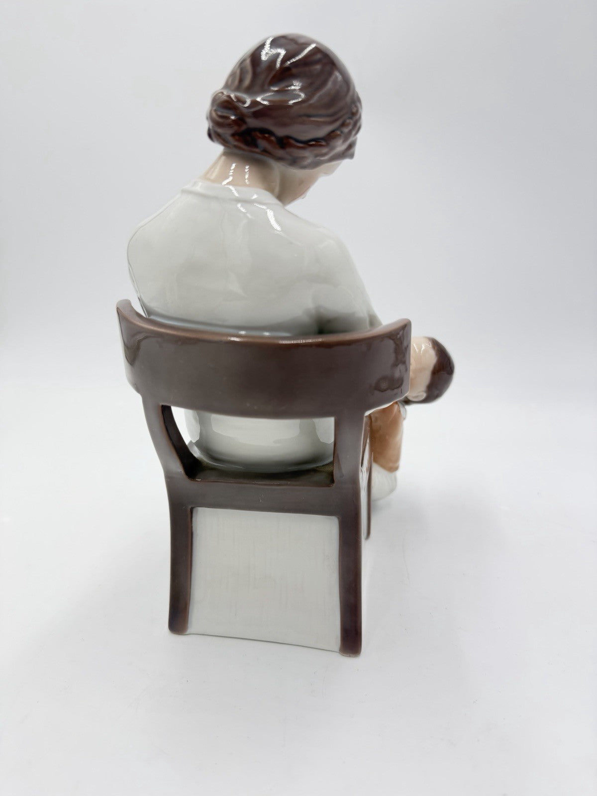 B&G Bing & Grondahl 9" Porcelain Mother & Son Child 1642 Denmark Figurine Large