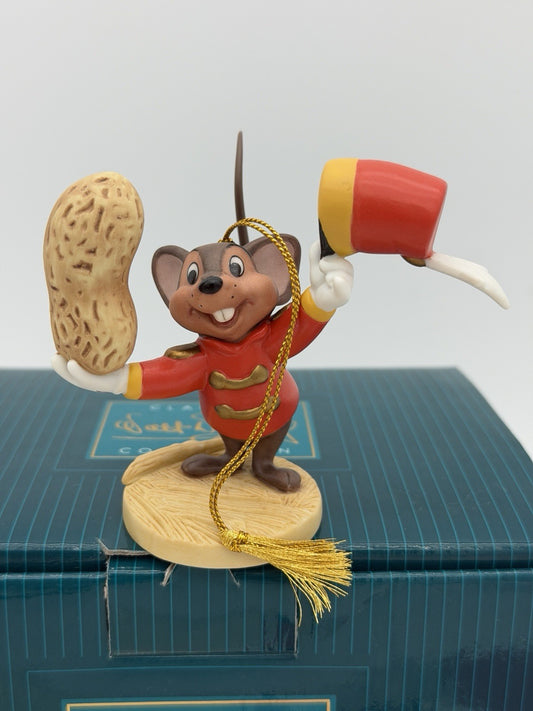 WDCC Disney Friendship Offering Timothy Mouse Porcelain Ornament Figurine New